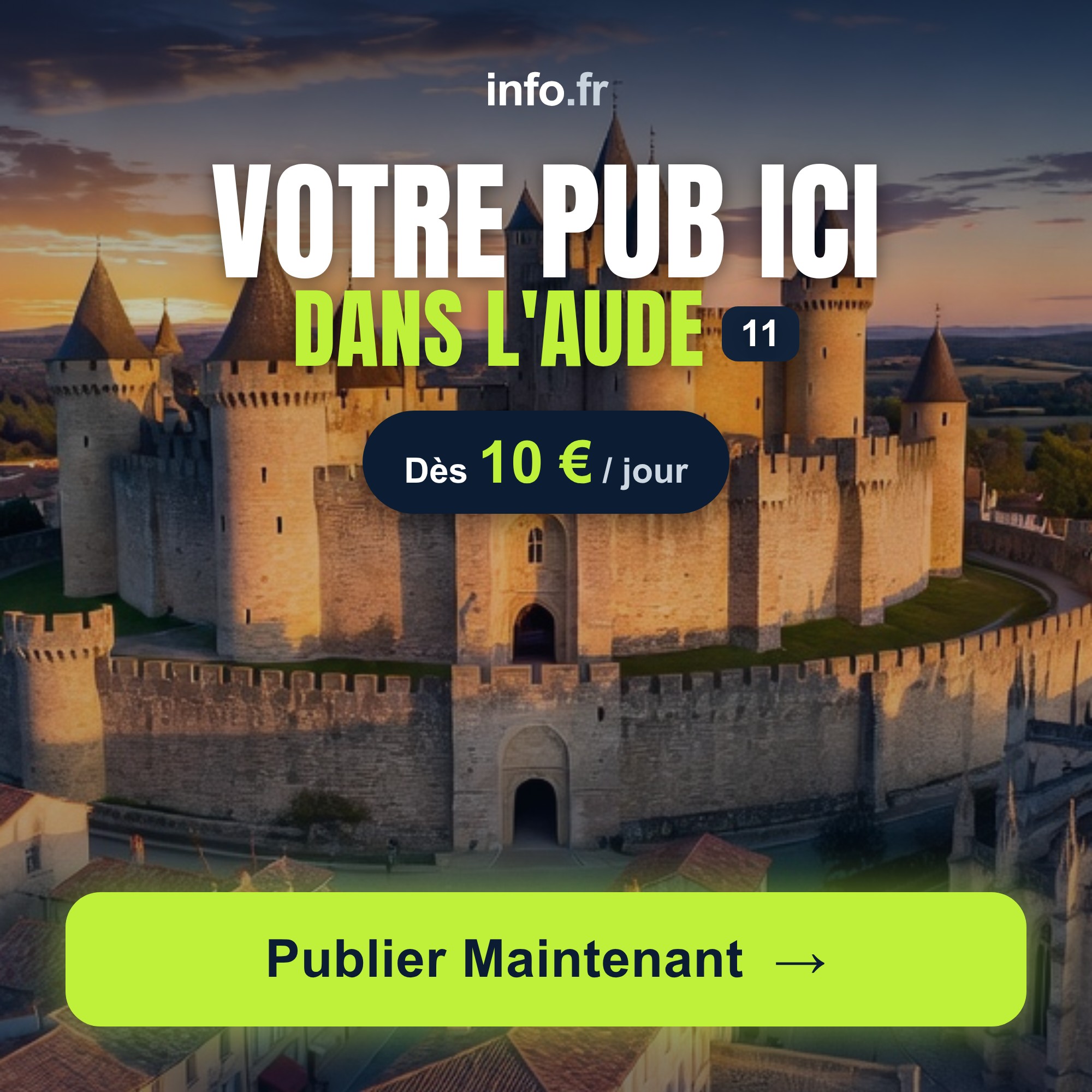 Diffusez votre publicité sur info.fr