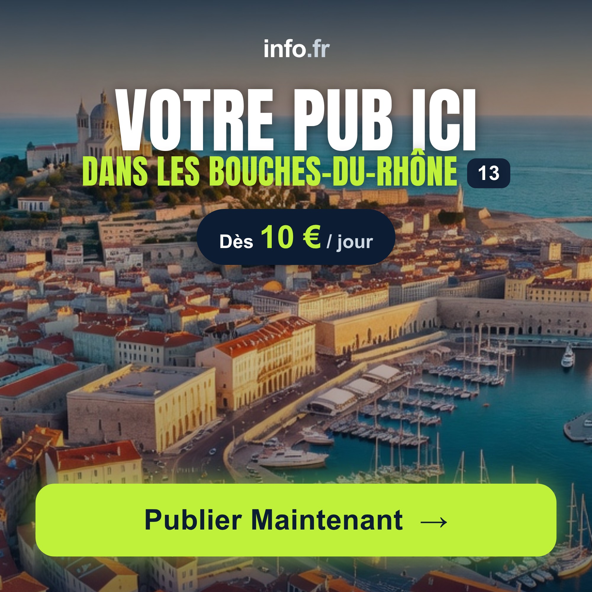 Diffusez votre publicité sur info.fr