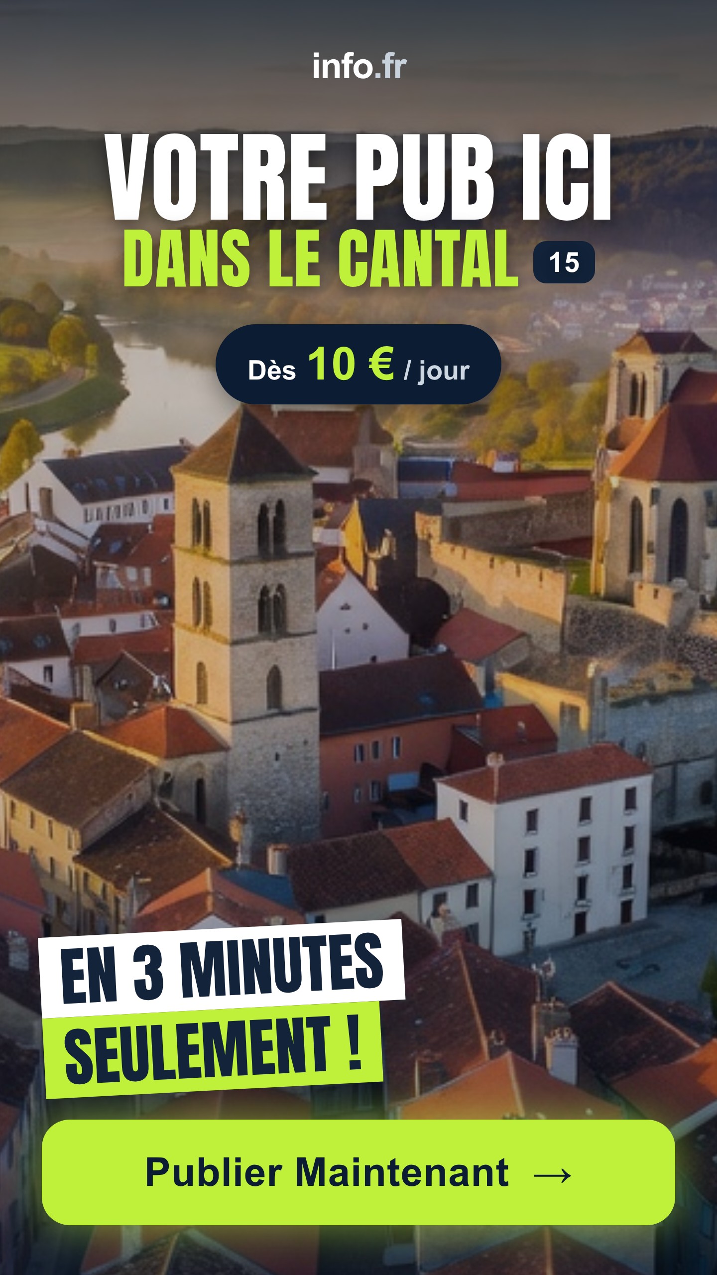 Diffusez votre publicité sur info.fr