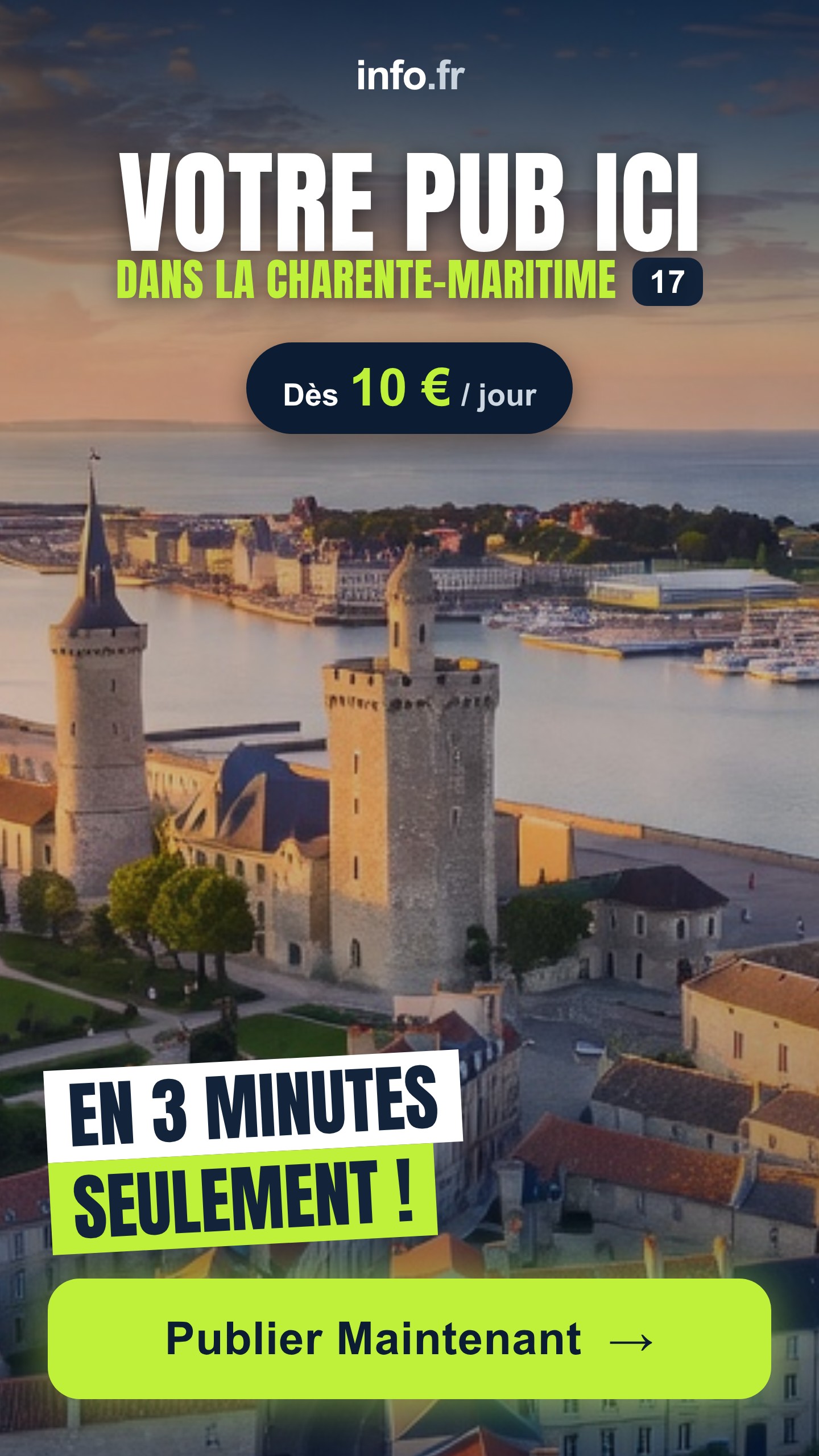 Diffusez votre publicité sur info.fr
