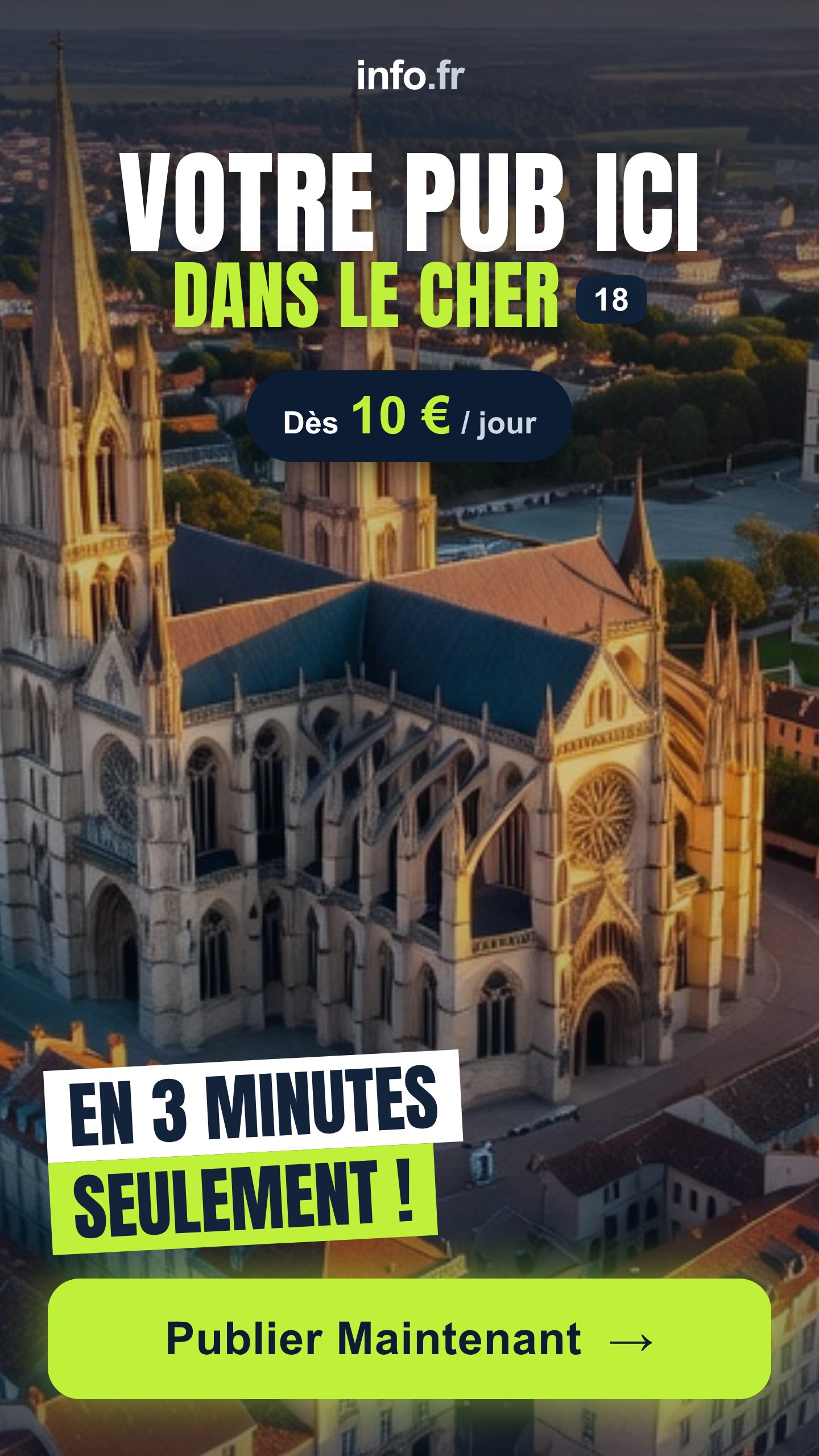 Diffusez votre publicité sur info.fr
