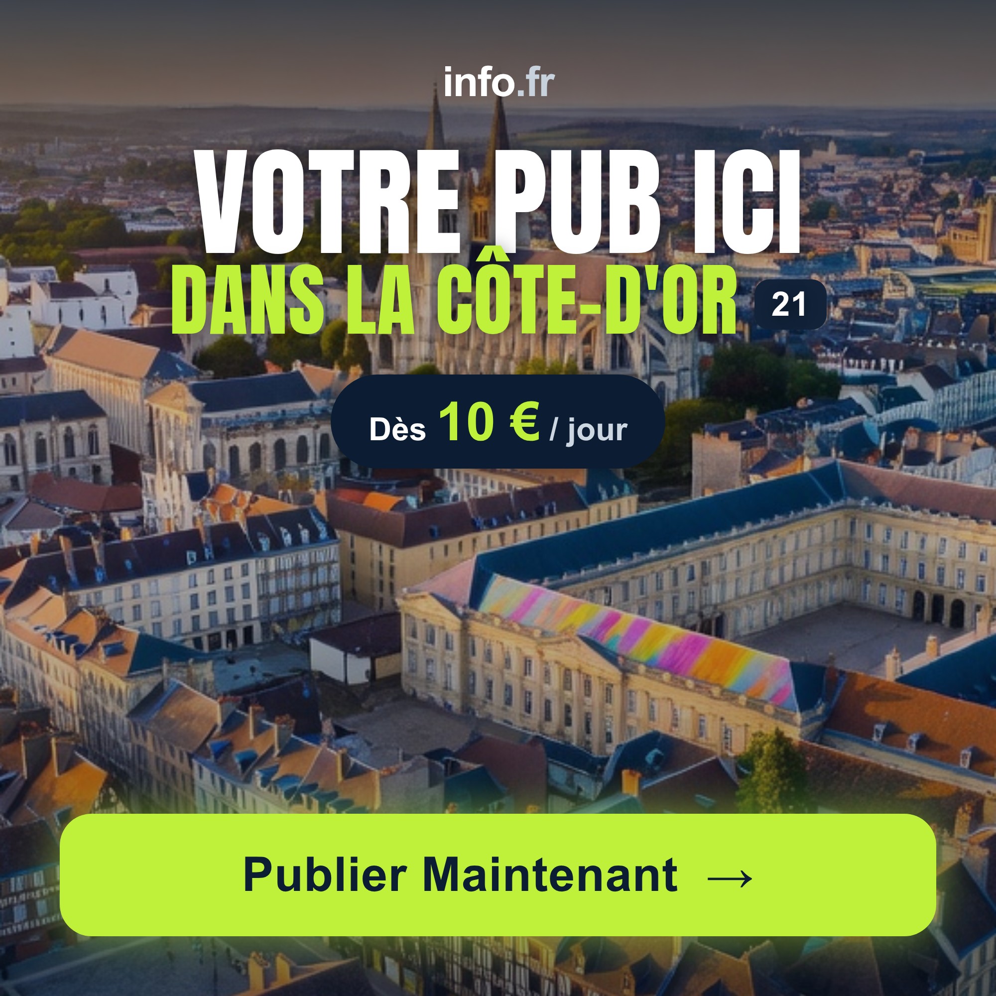 Diffusez votre publicité sur info.fr