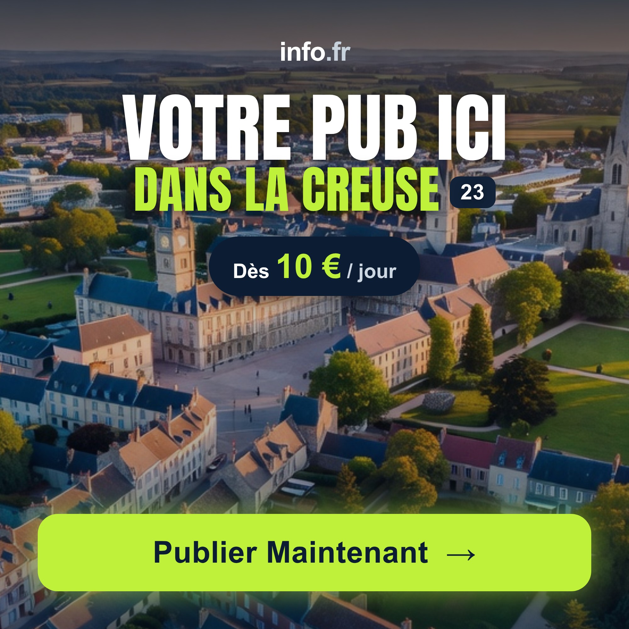 Diffusez votre publicité sur info.fr