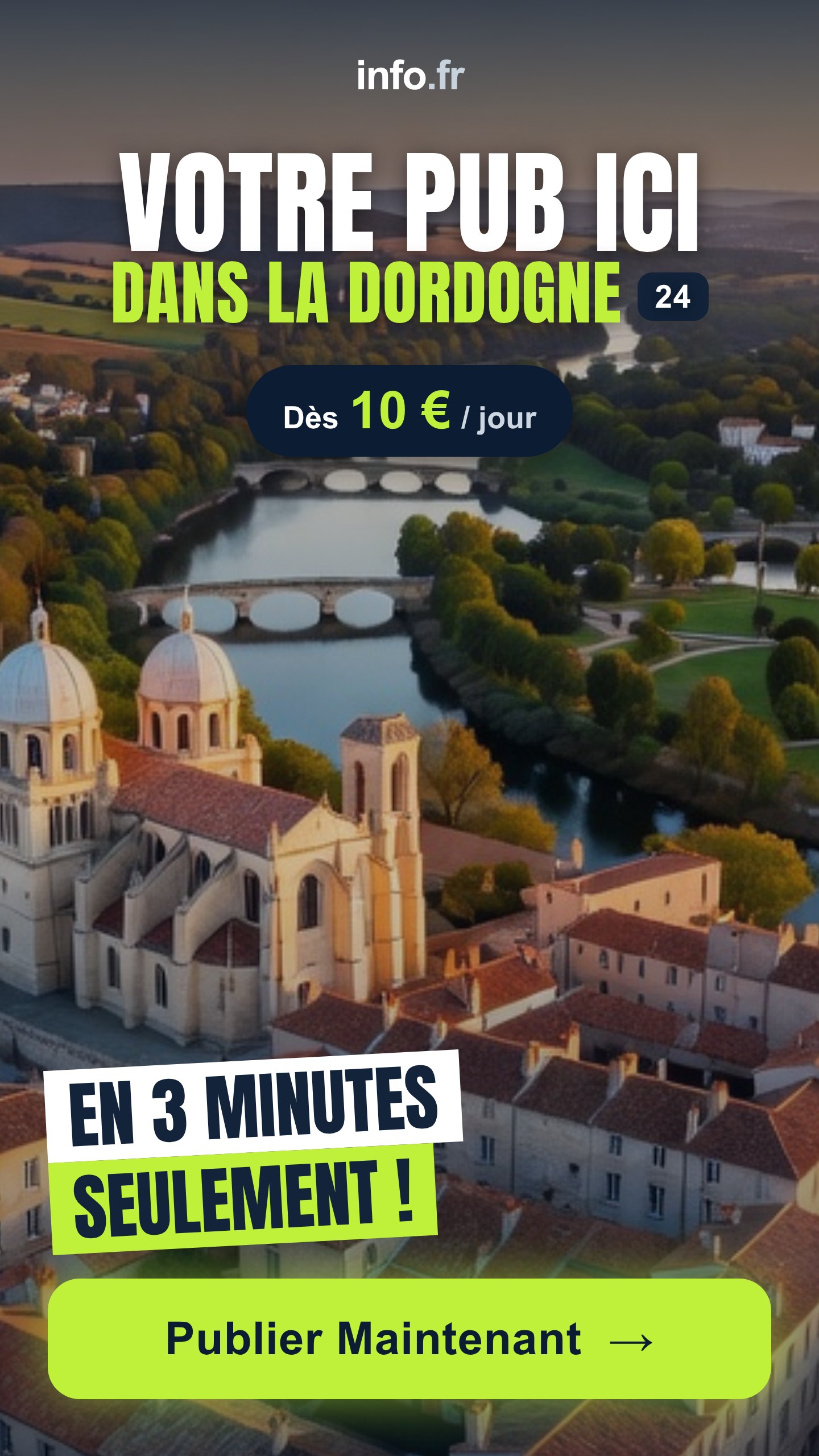 Diffusez votre publicité sur info.fr