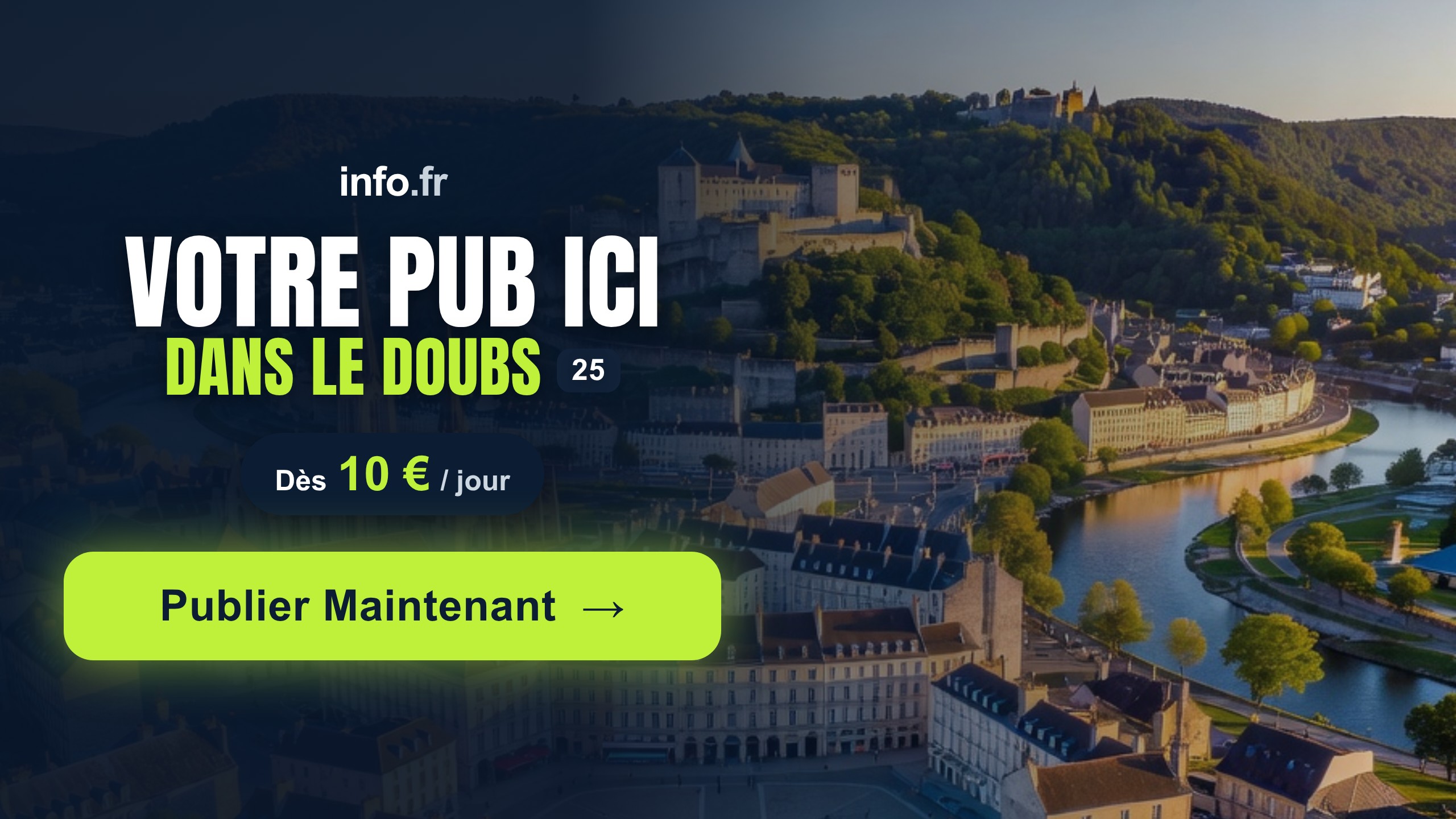 Diffusez votre publicité sur info.fr