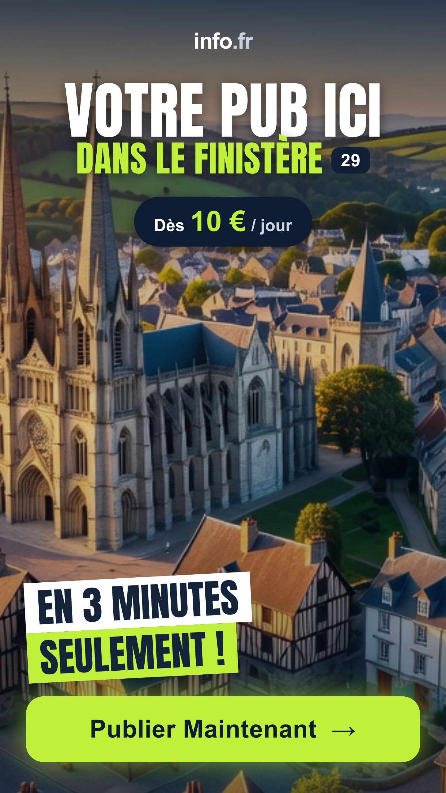 Diffusez votre publicité sur info.fr