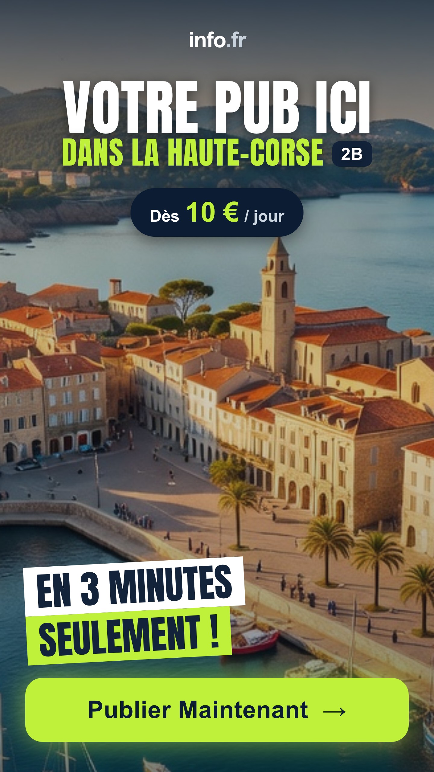 Diffusez votre publicité sur info.fr