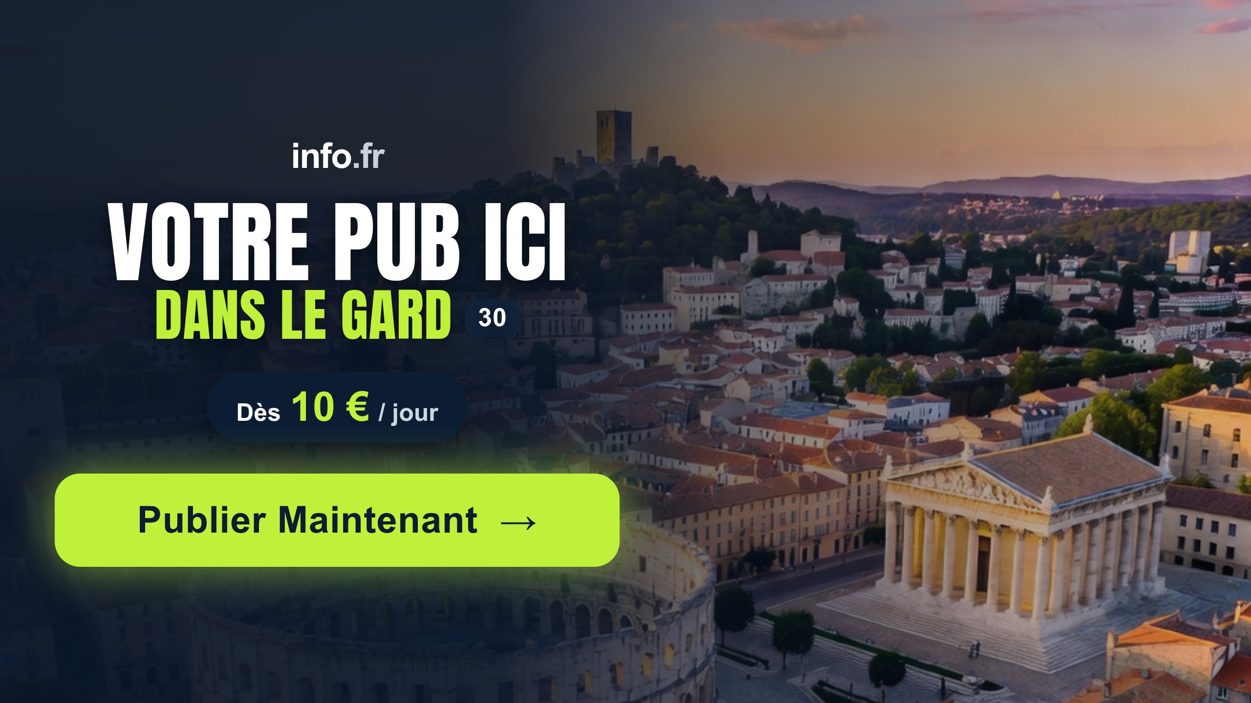 Diffusez votre publicité sur info.fr