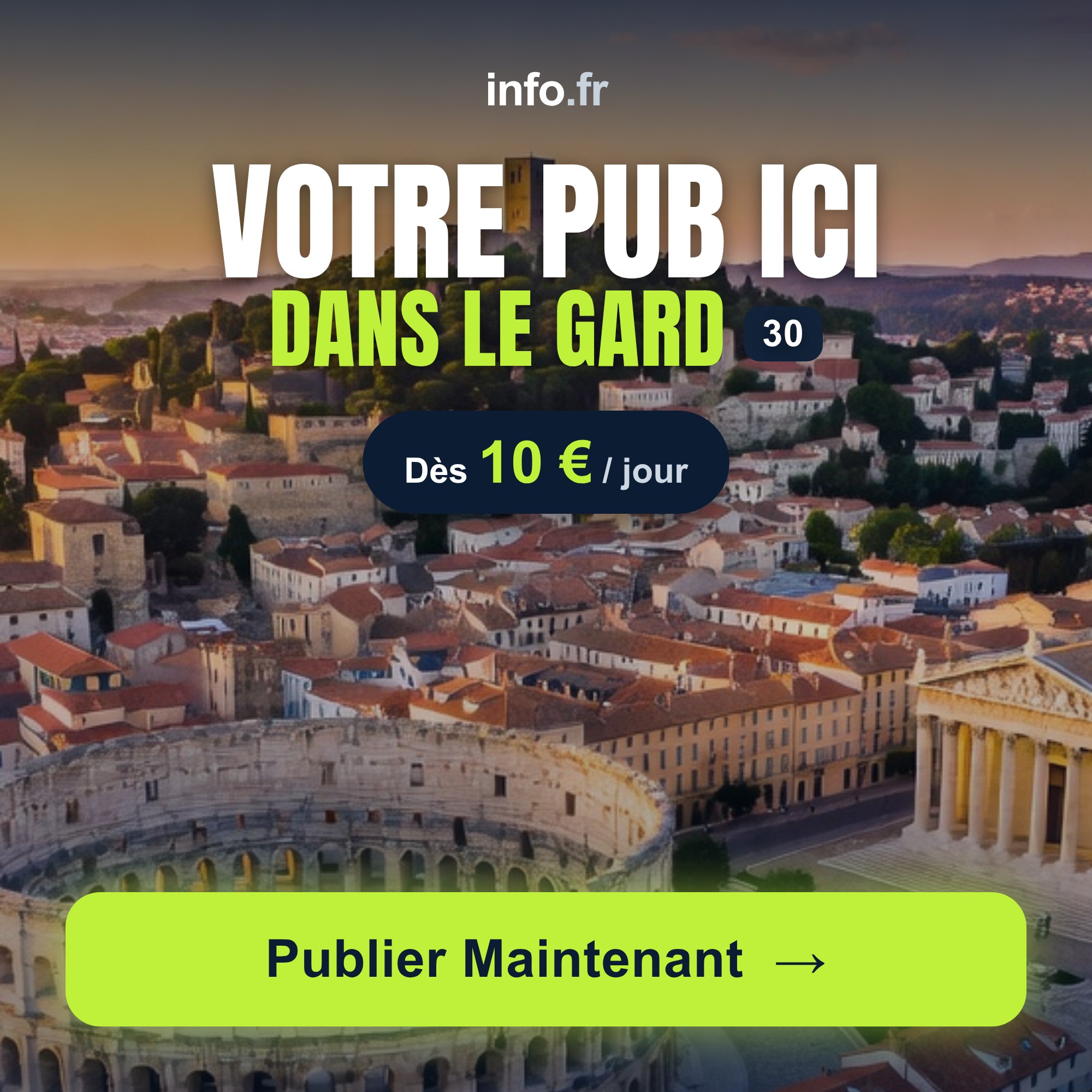Diffusez votre publicité sur info.fr