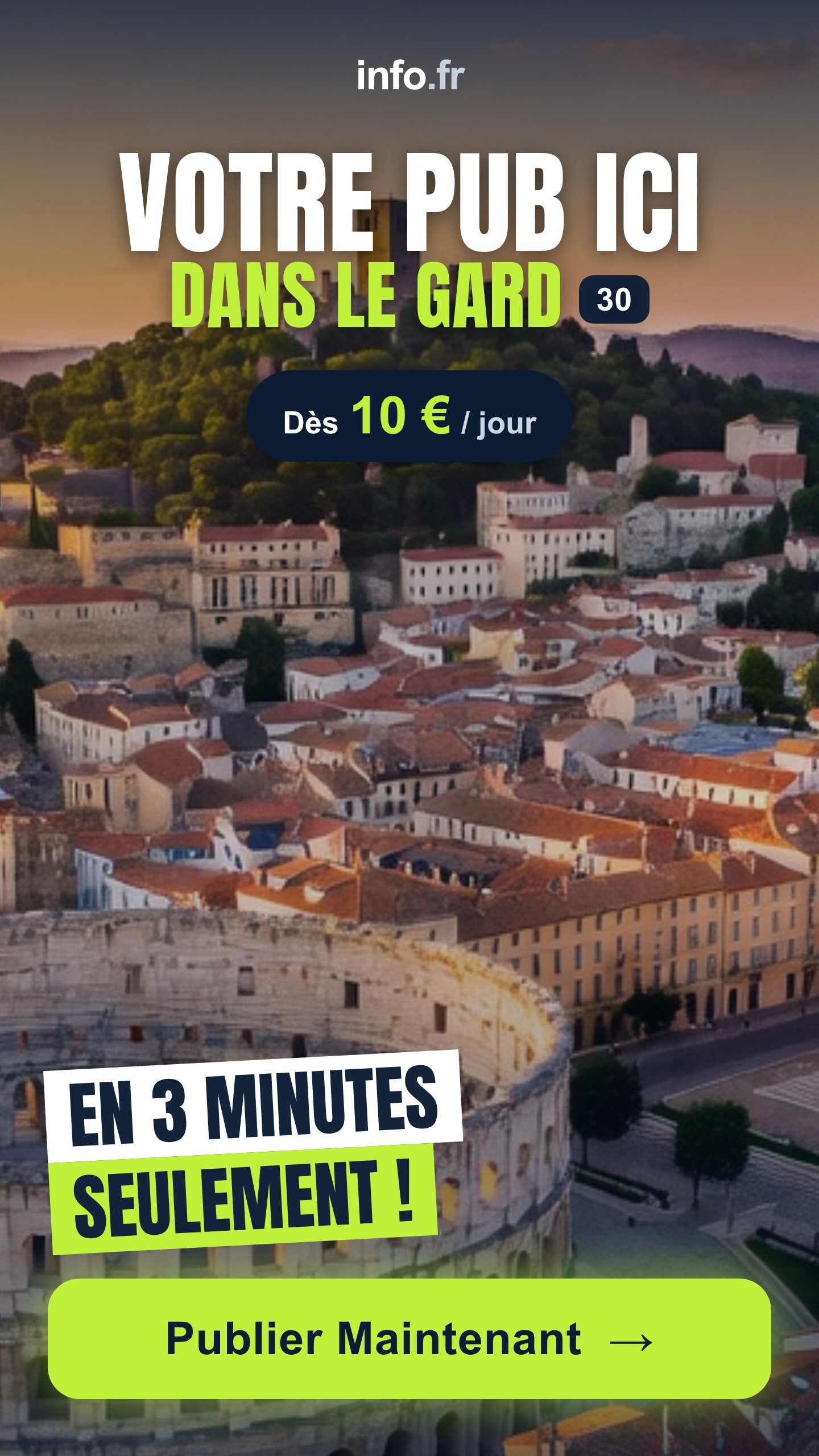 Diffusez votre publicité sur info.fr