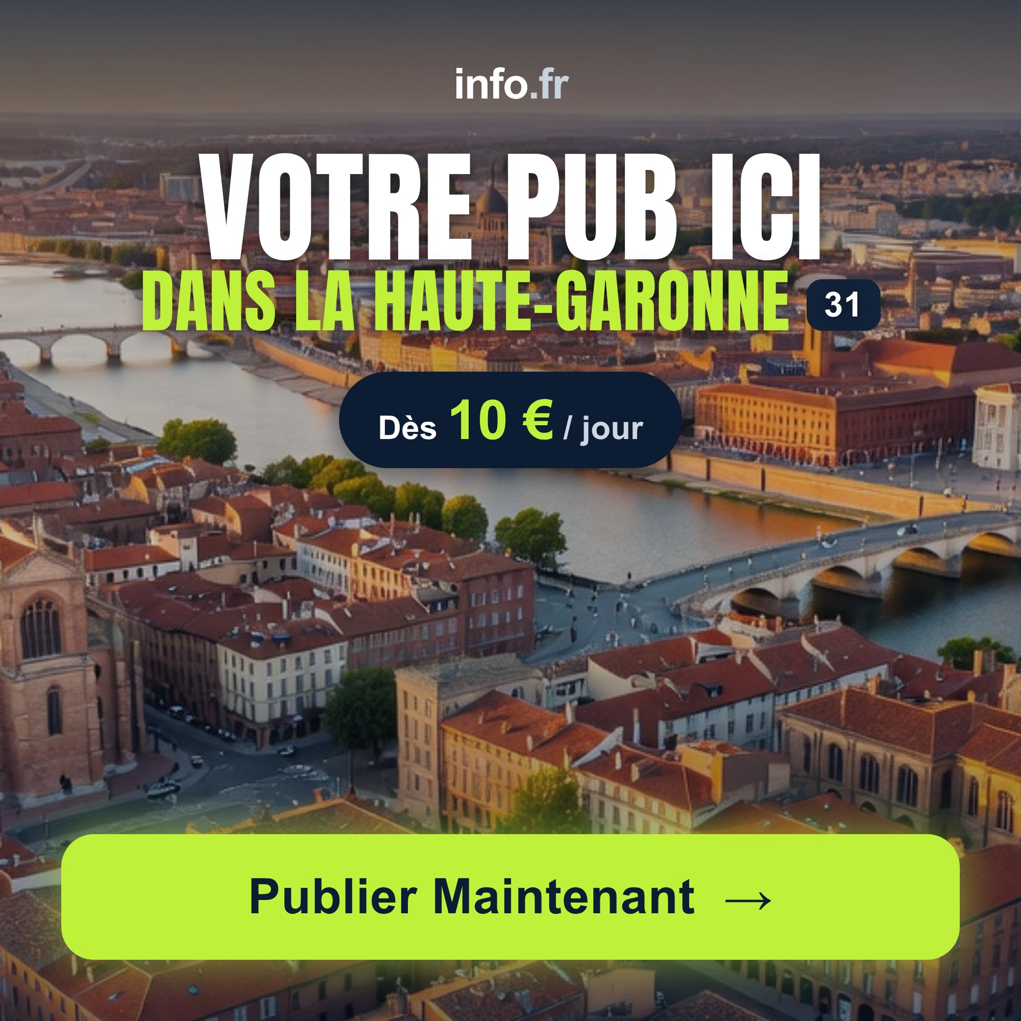 Diffusez votre publicité sur info.fr