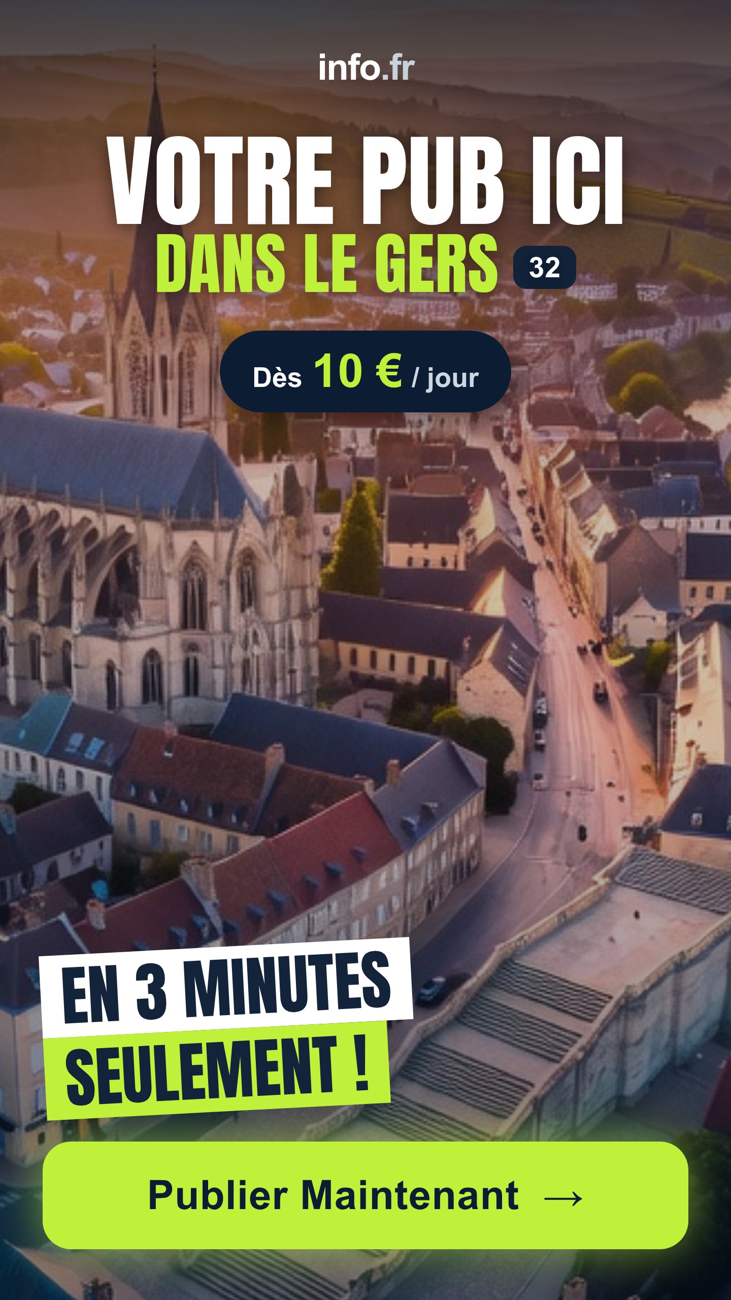 Diffusez votre publicité sur info.fr