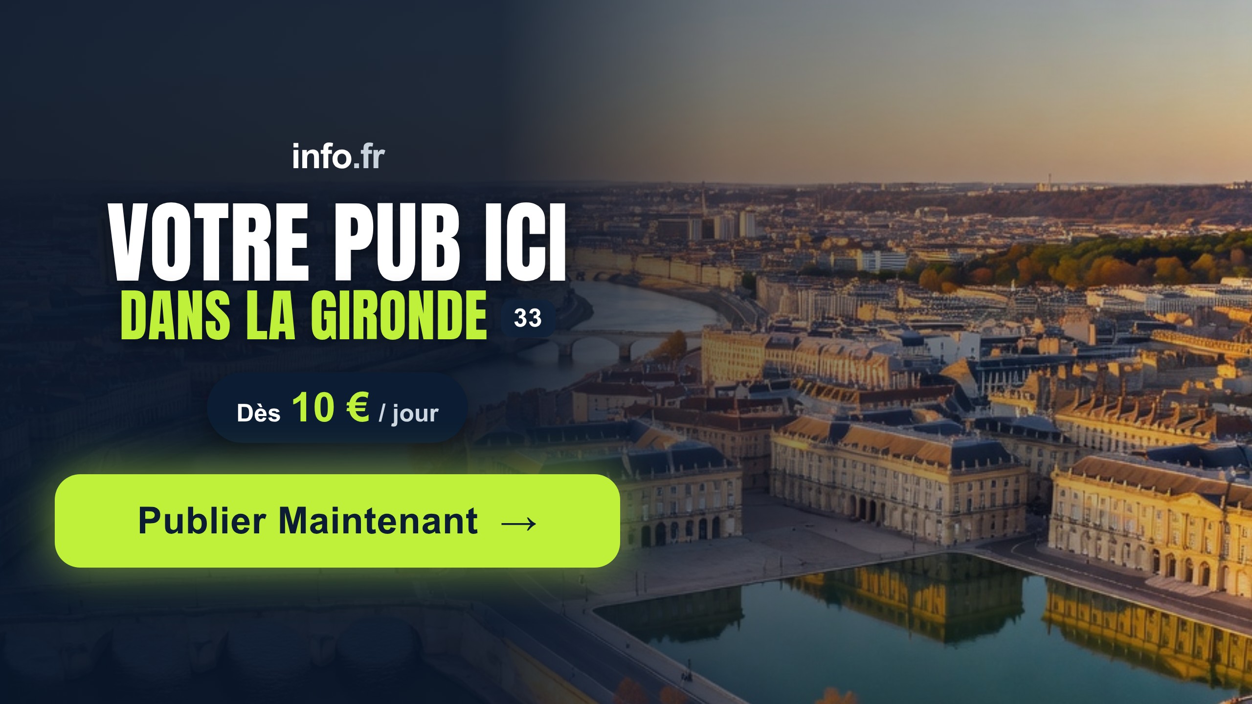 Diffusez votre publicité sur info.fr
