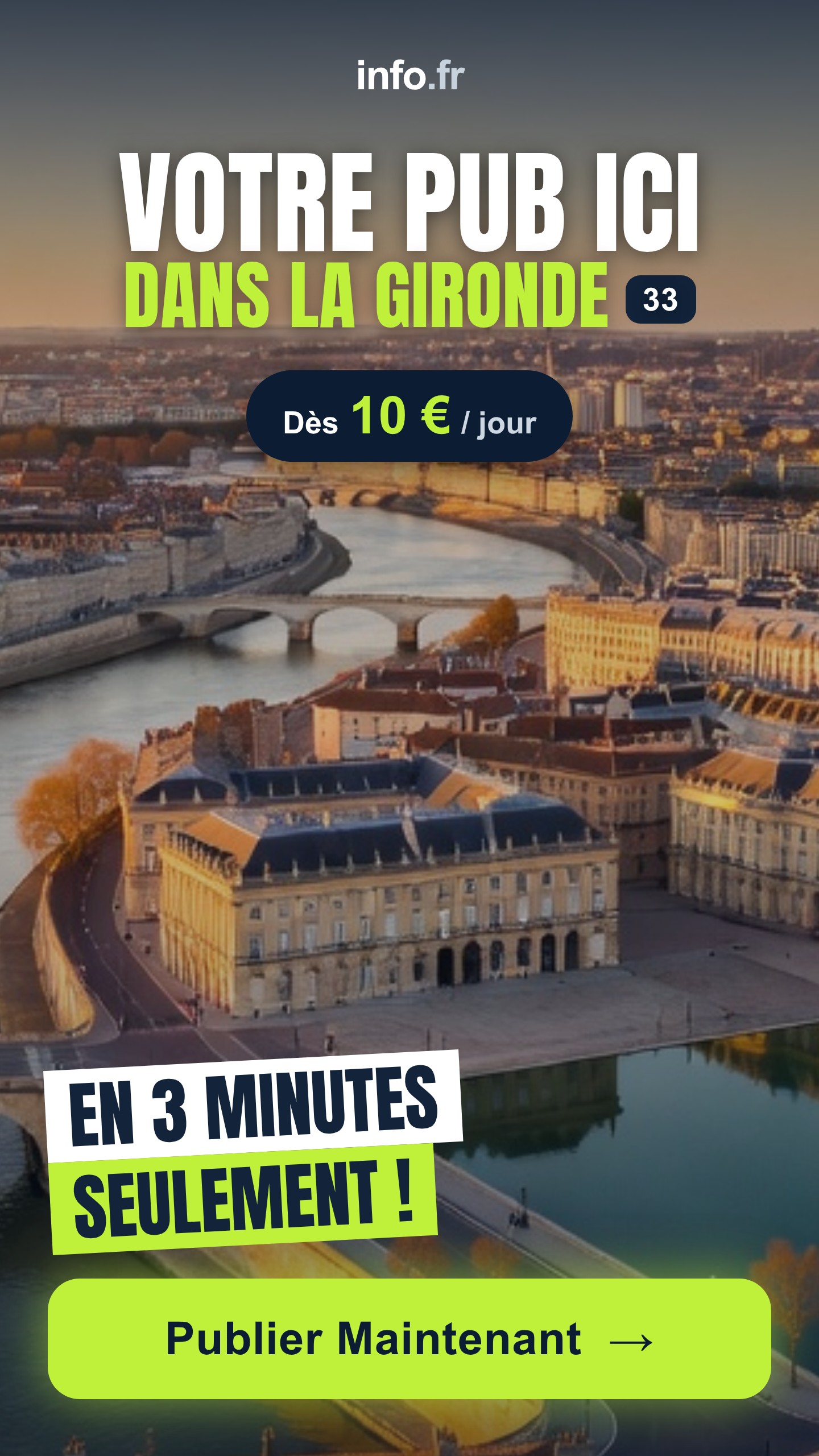 Diffusez votre publicité sur info.fr