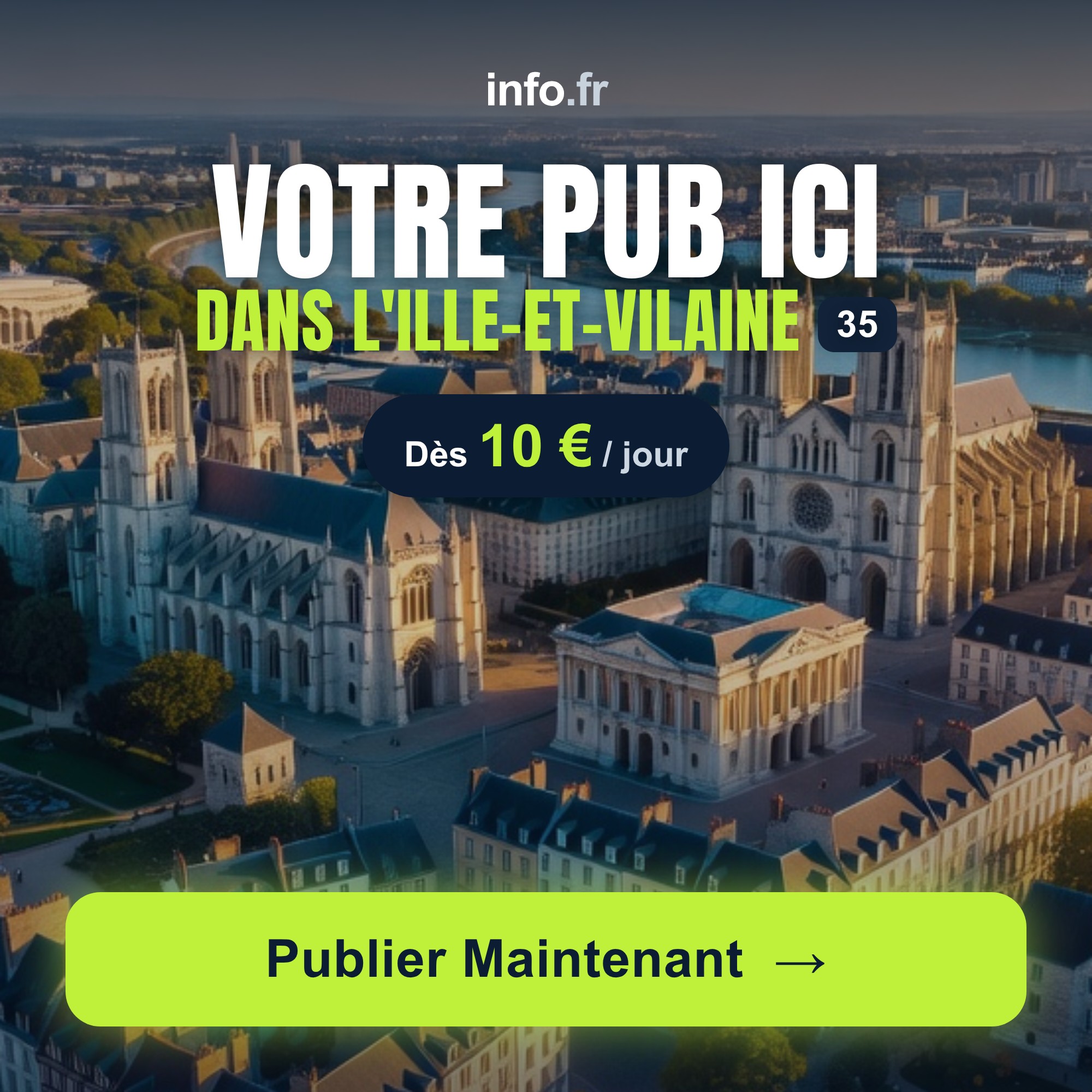Diffusez votre publicité sur info.fr