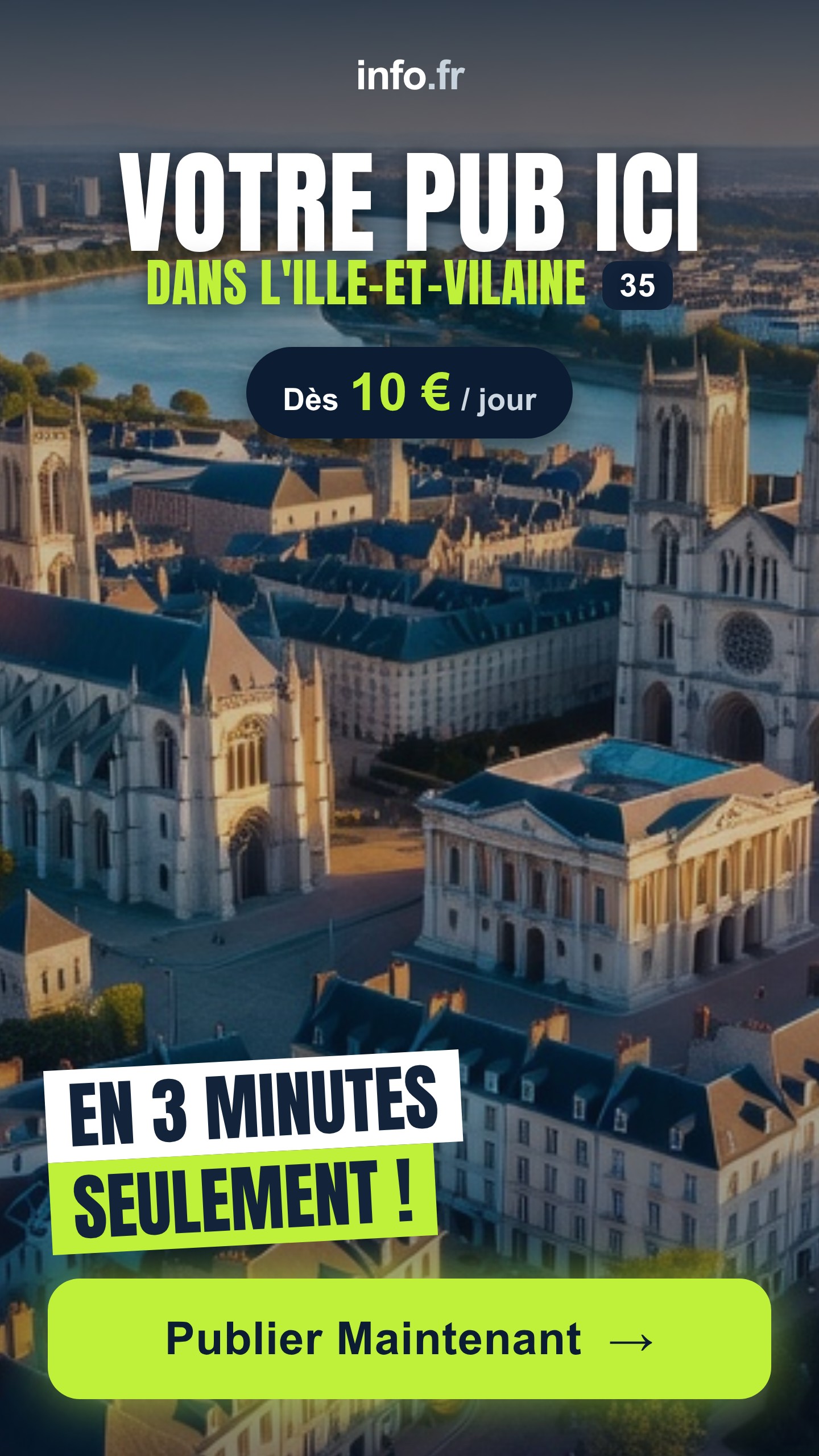 Diffusez votre publicité sur info.fr
