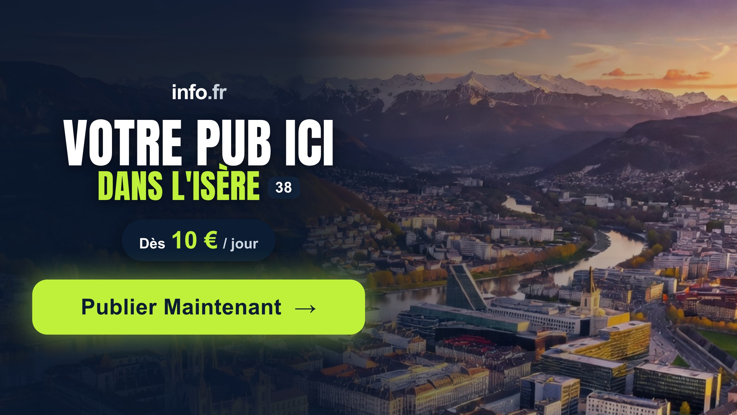 Diffusez votre publicité sur info.fr