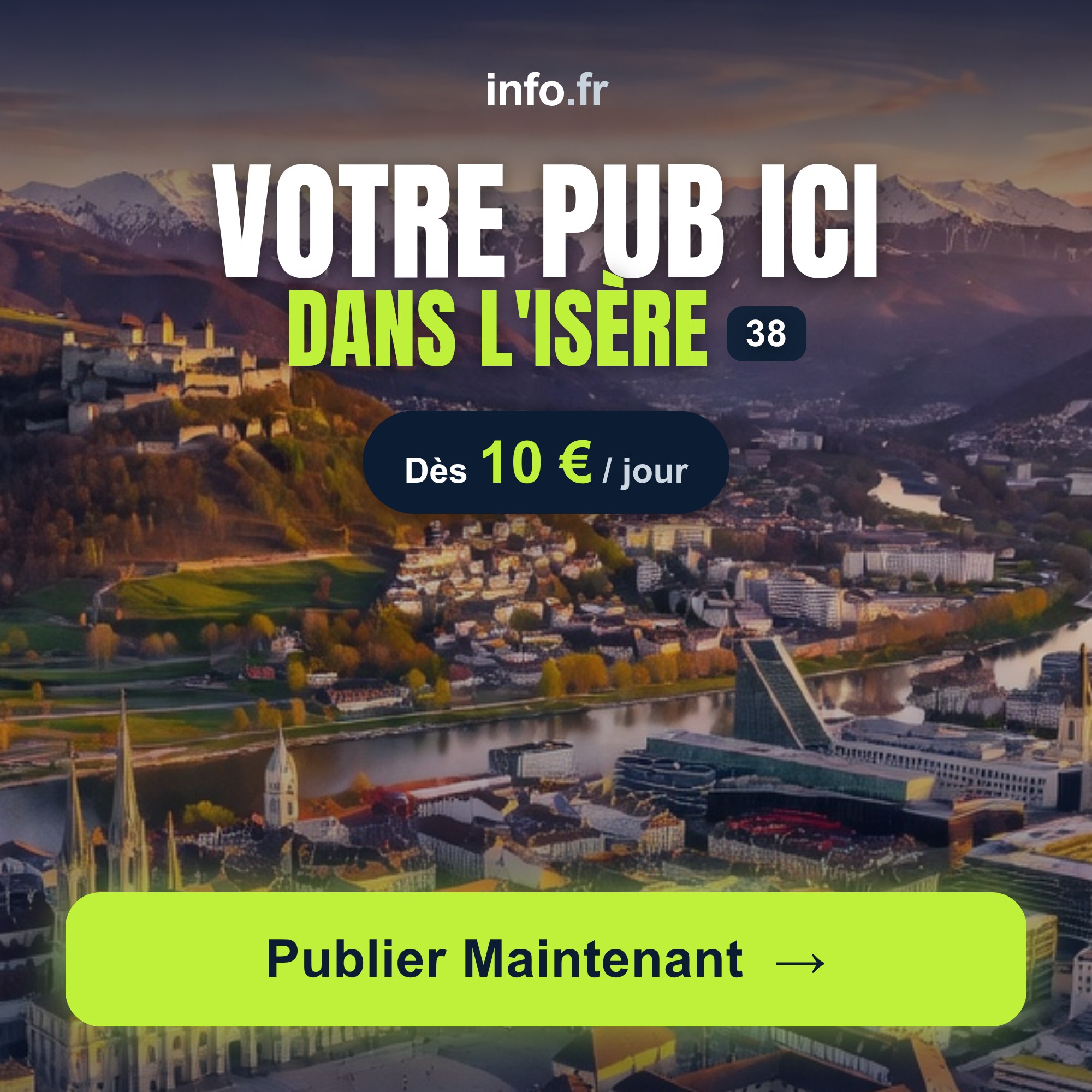 Diffusez votre publicité sur info.fr