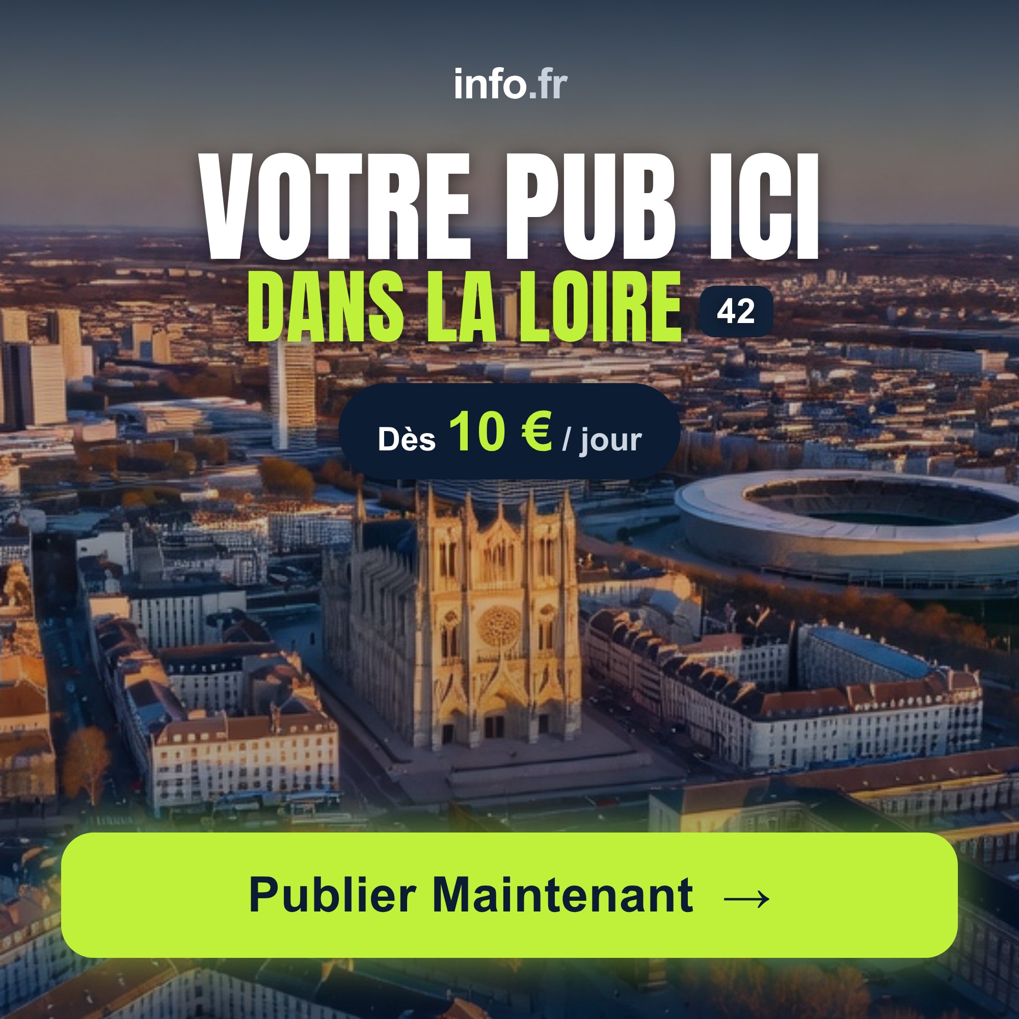 Diffusez votre publicité sur info.fr