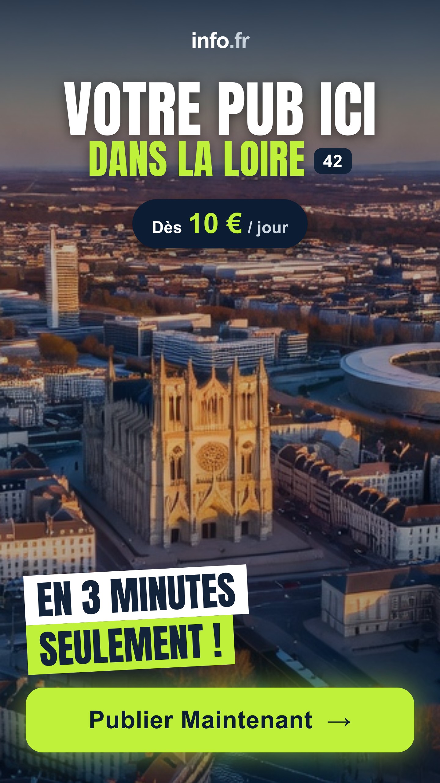 Diffusez votre publicité sur info.fr