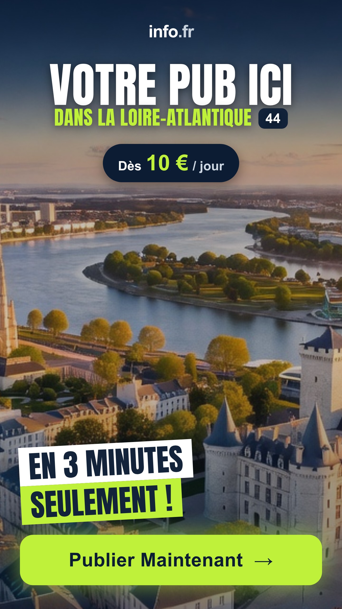 Diffusez votre publicité sur info.fr