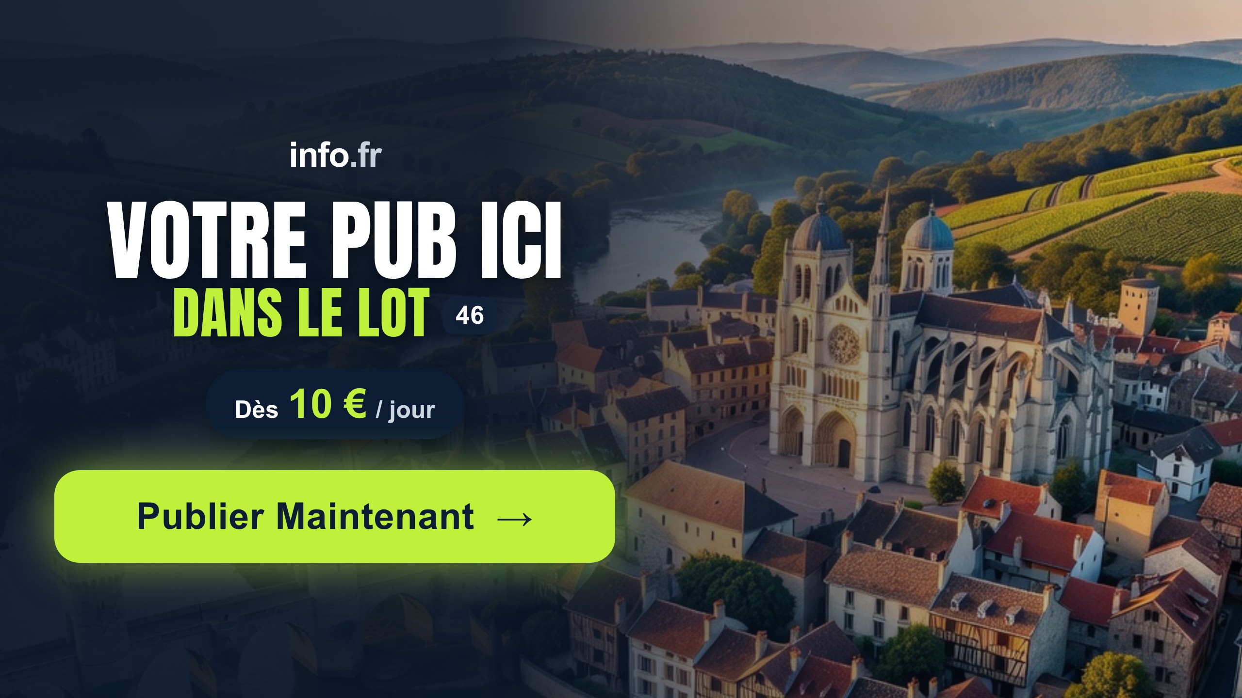 Diffusez votre publicité sur info.fr