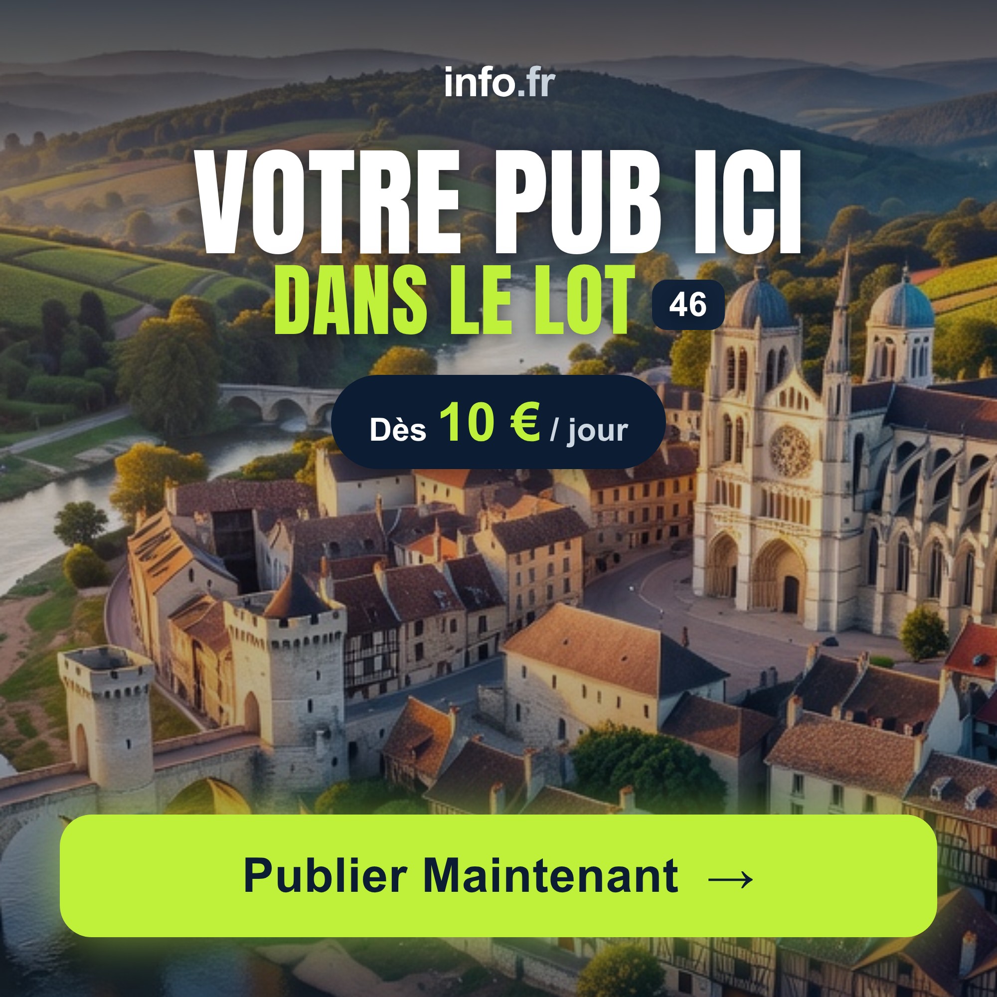 Diffusez votre publicité sur info.fr