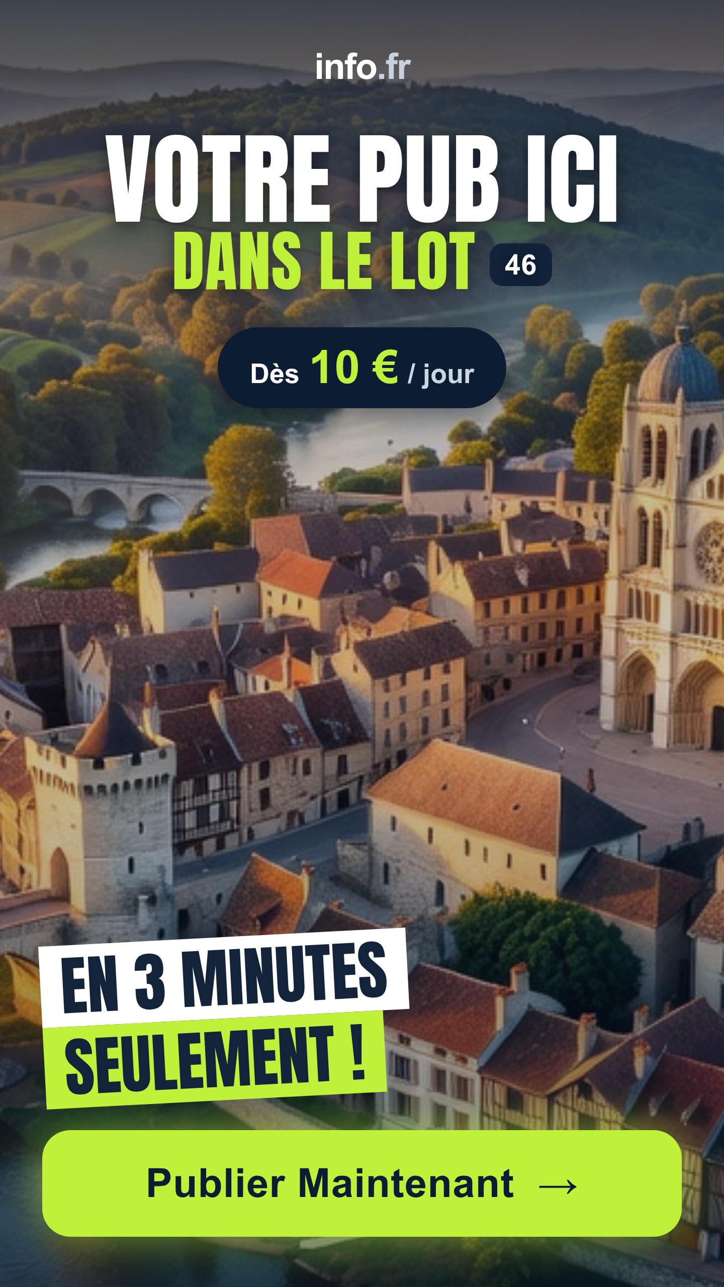 Diffusez votre publicité sur info.fr