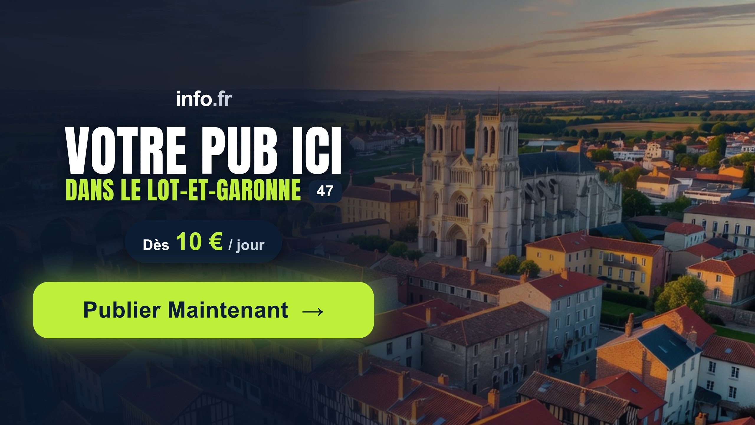 Diffusez votre publicité sur info.fr