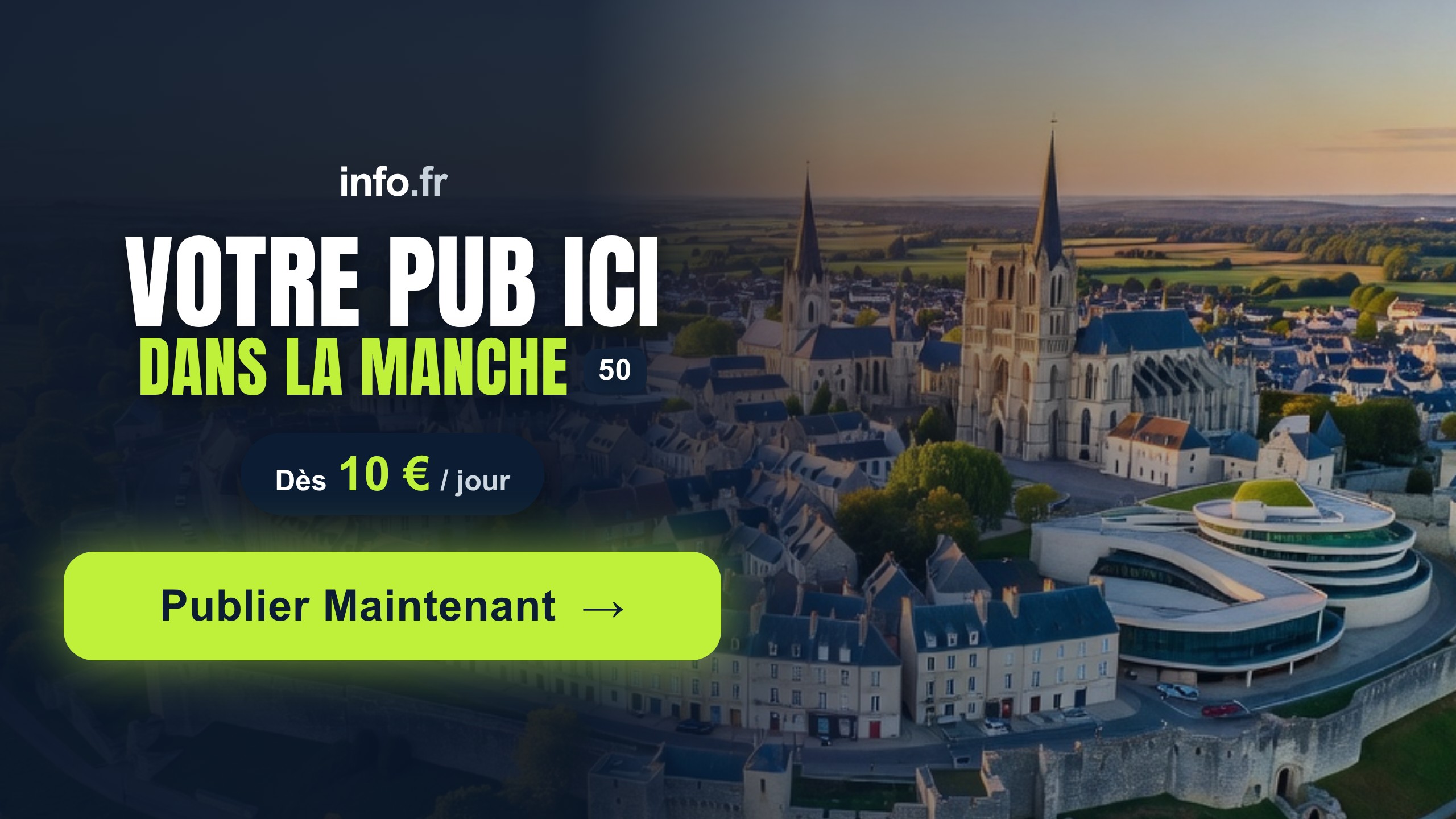 Diffusez votre publicité sur info.fr