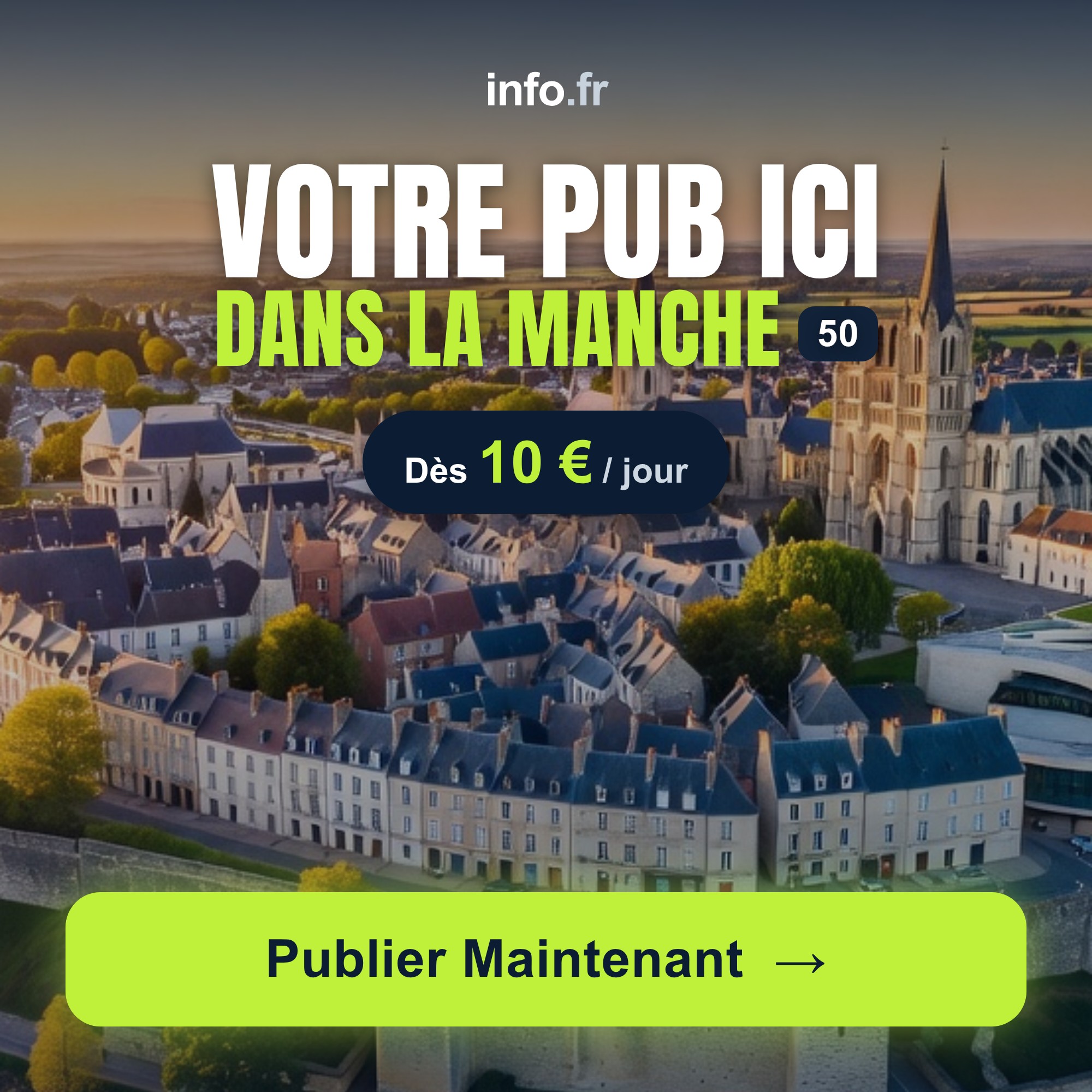 Diffusez votre publicité sur info.fr