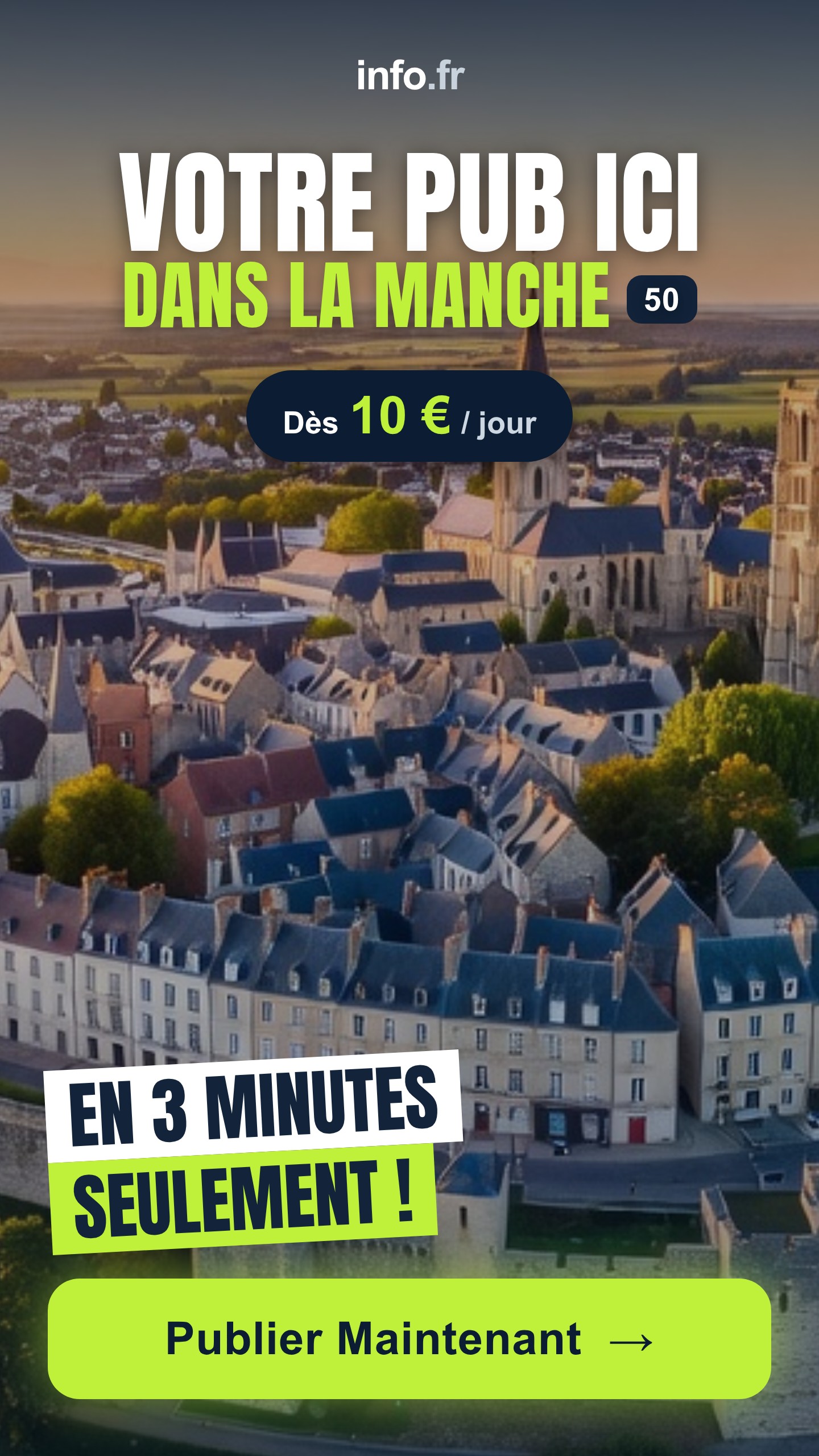 Diffusez votre publicité sur info.fr