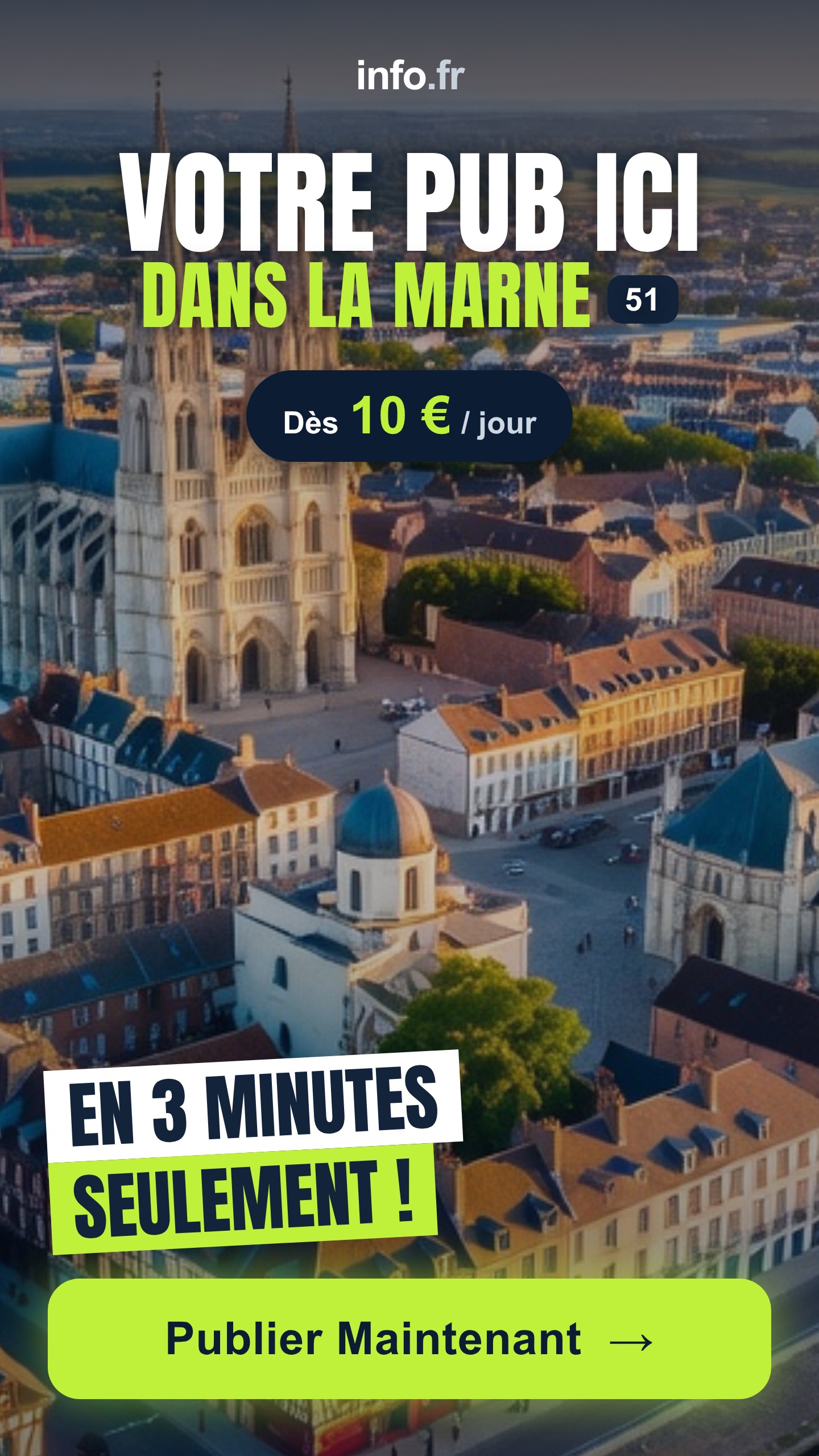 Diffusez votre publicité sur info.fr