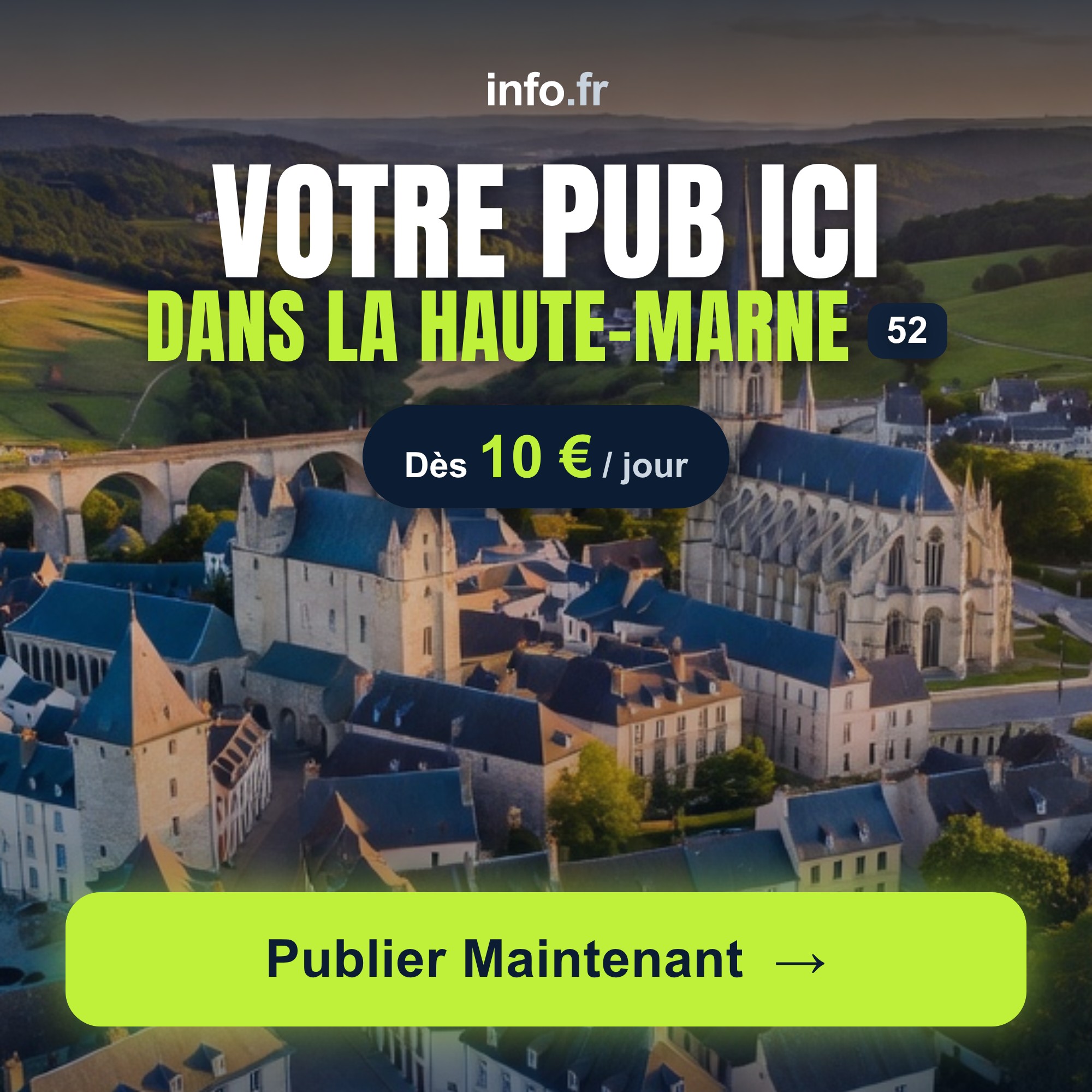 Diffusez votre publicité sur info.fr