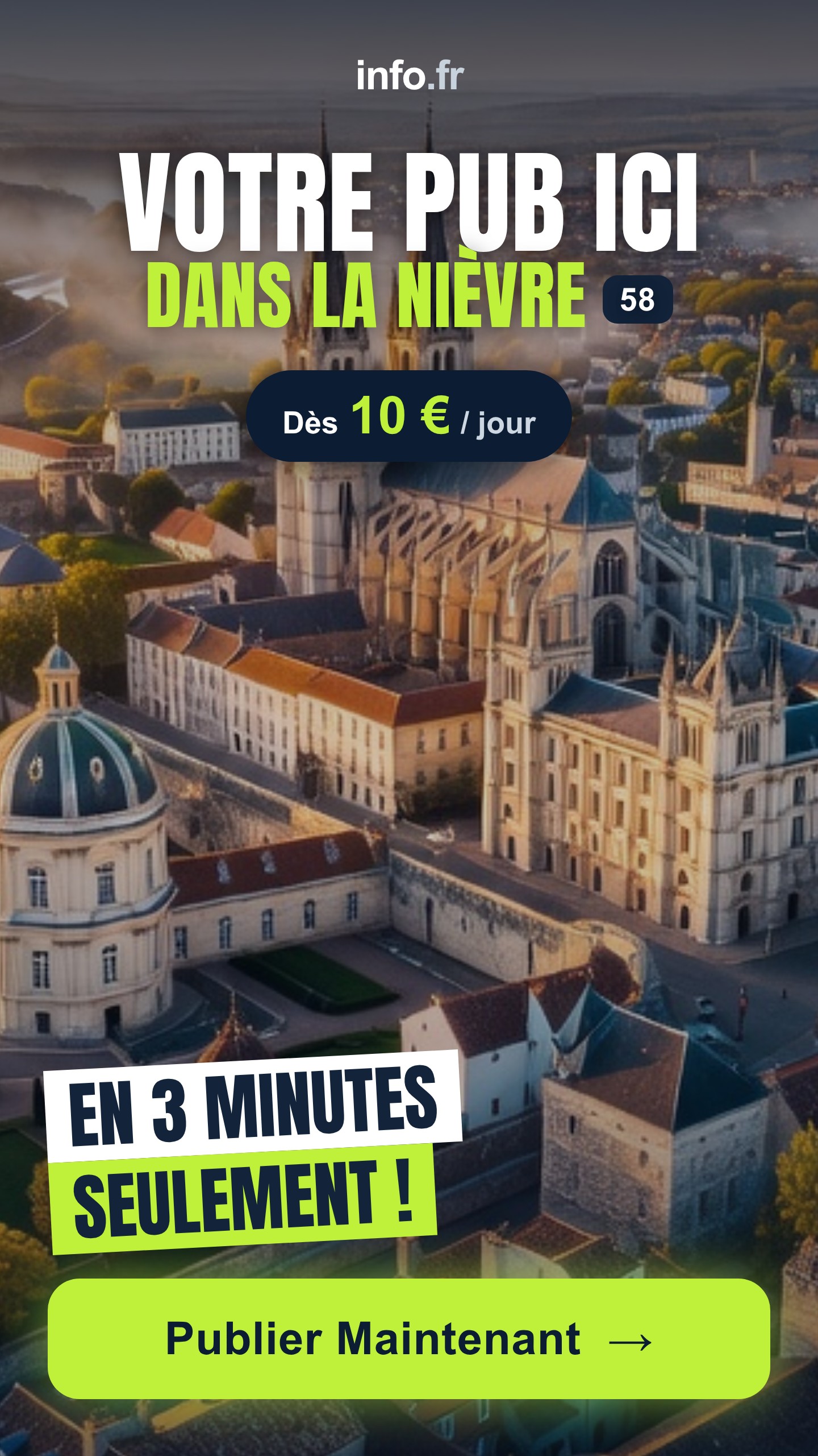 Diffusez votre publicité sur info.fr
