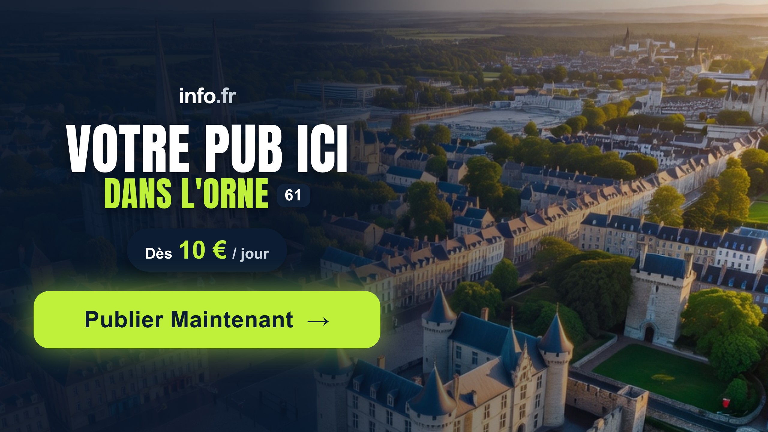 Diffusez votre publicité sur info.fr