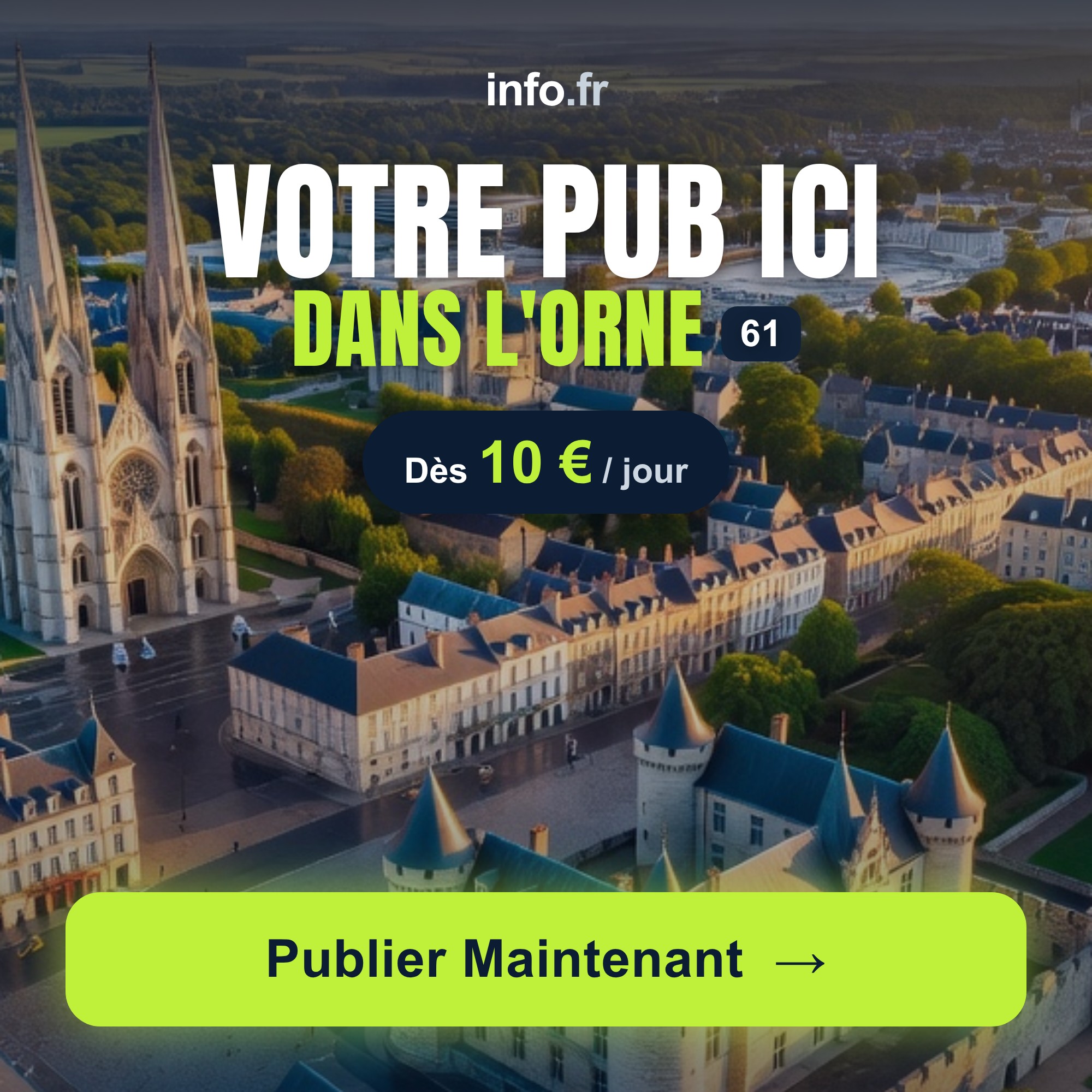 Diffusez votre publicité sur info.fr