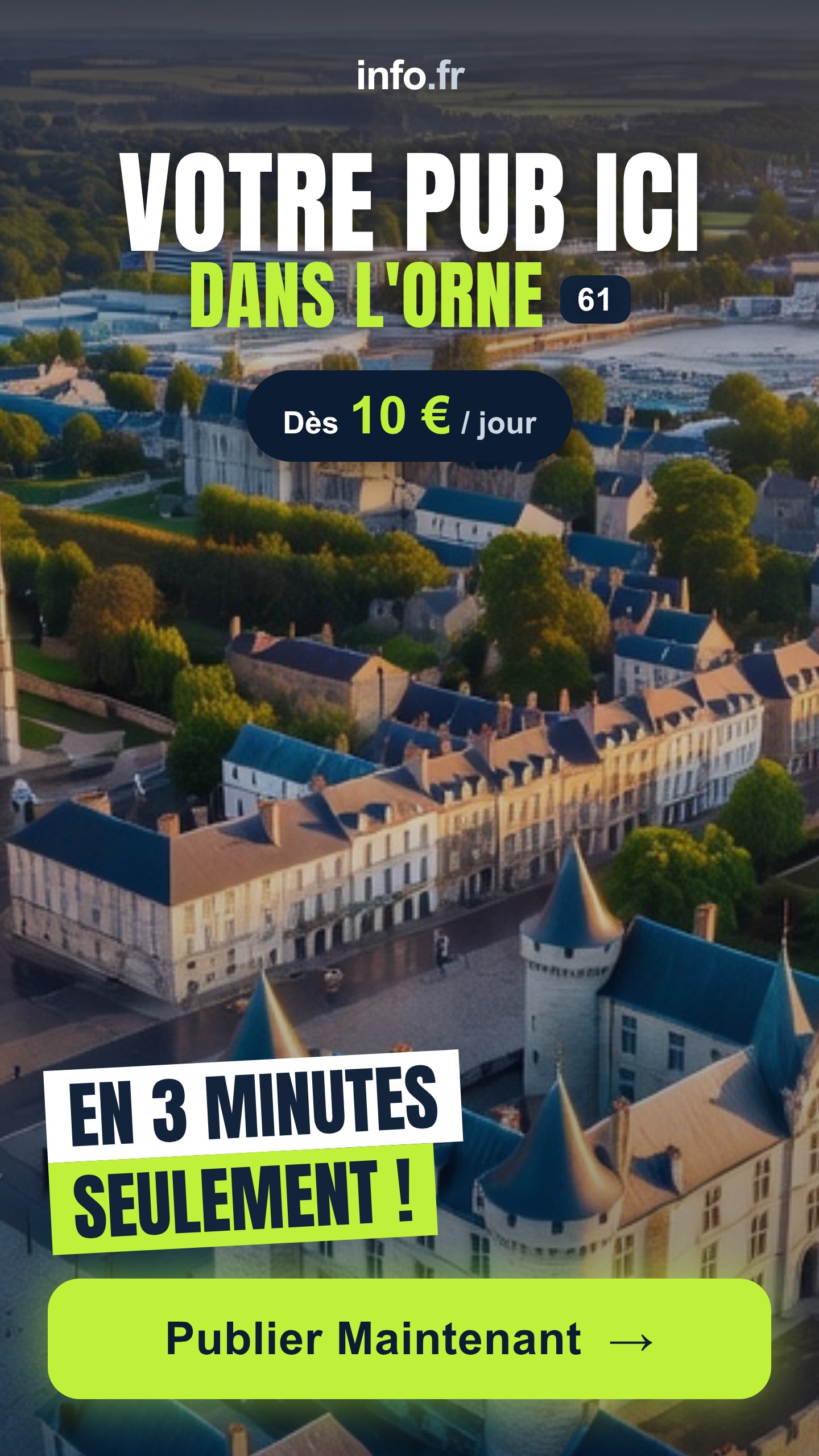 Diffusez votre publicité sur info.fr