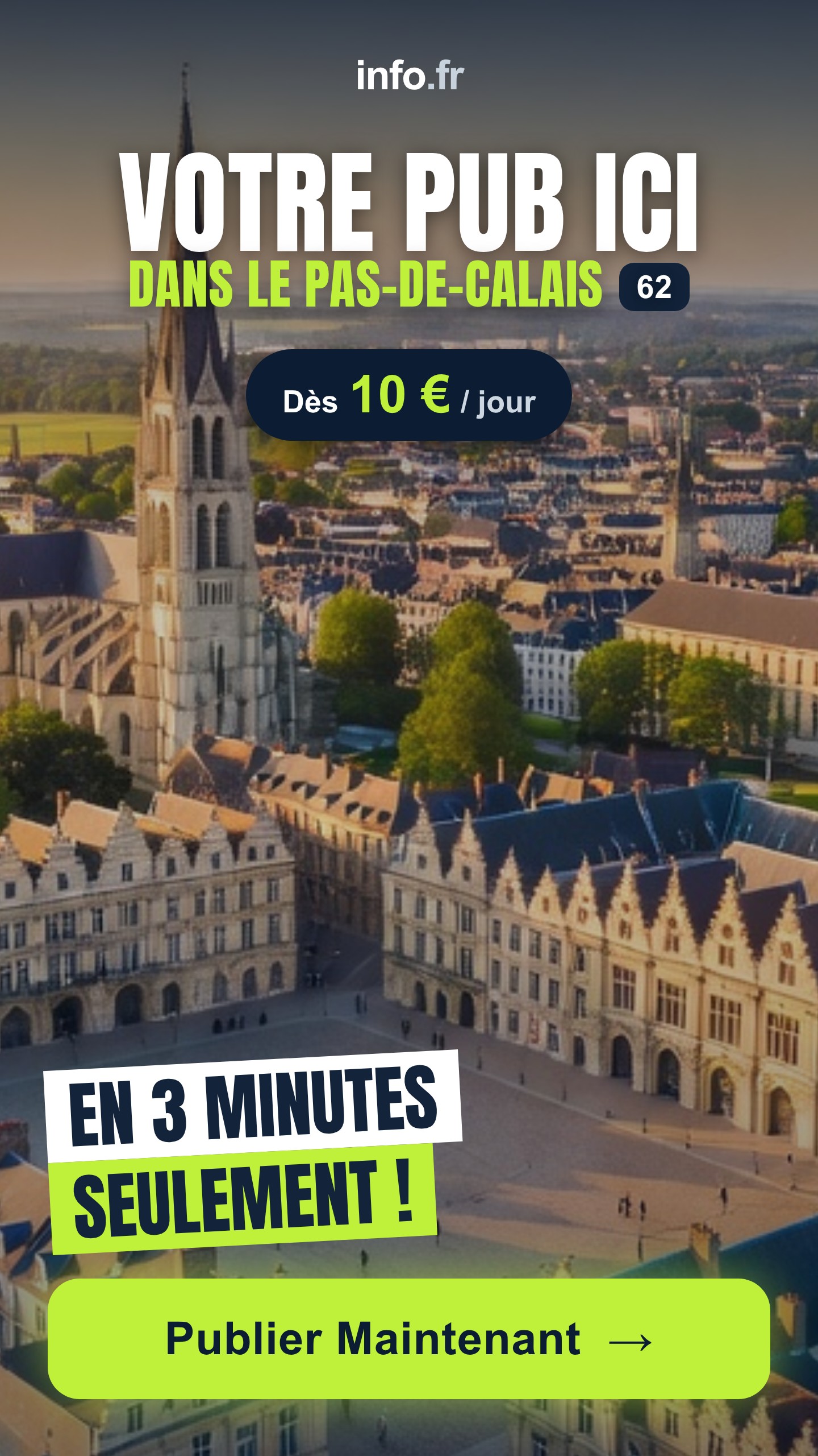 Diffusez votre publicité sur info.fr