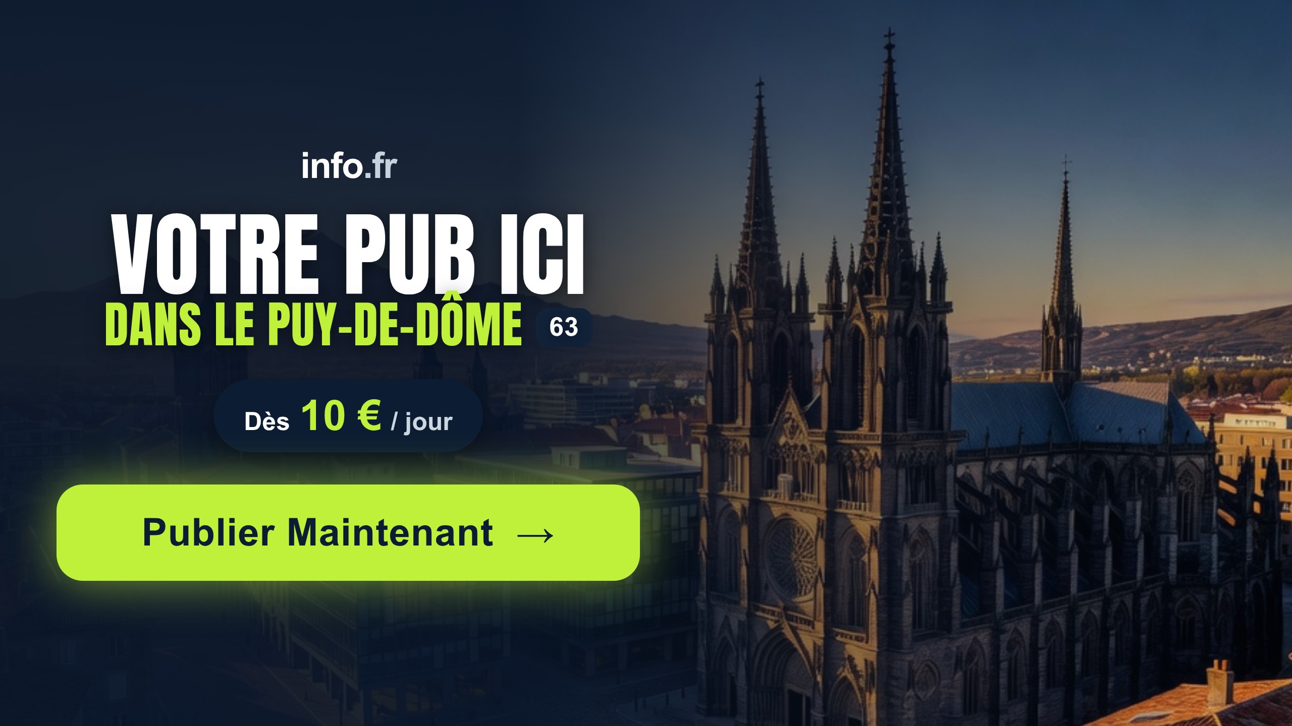 Diffusez votre publicité sur info.fr