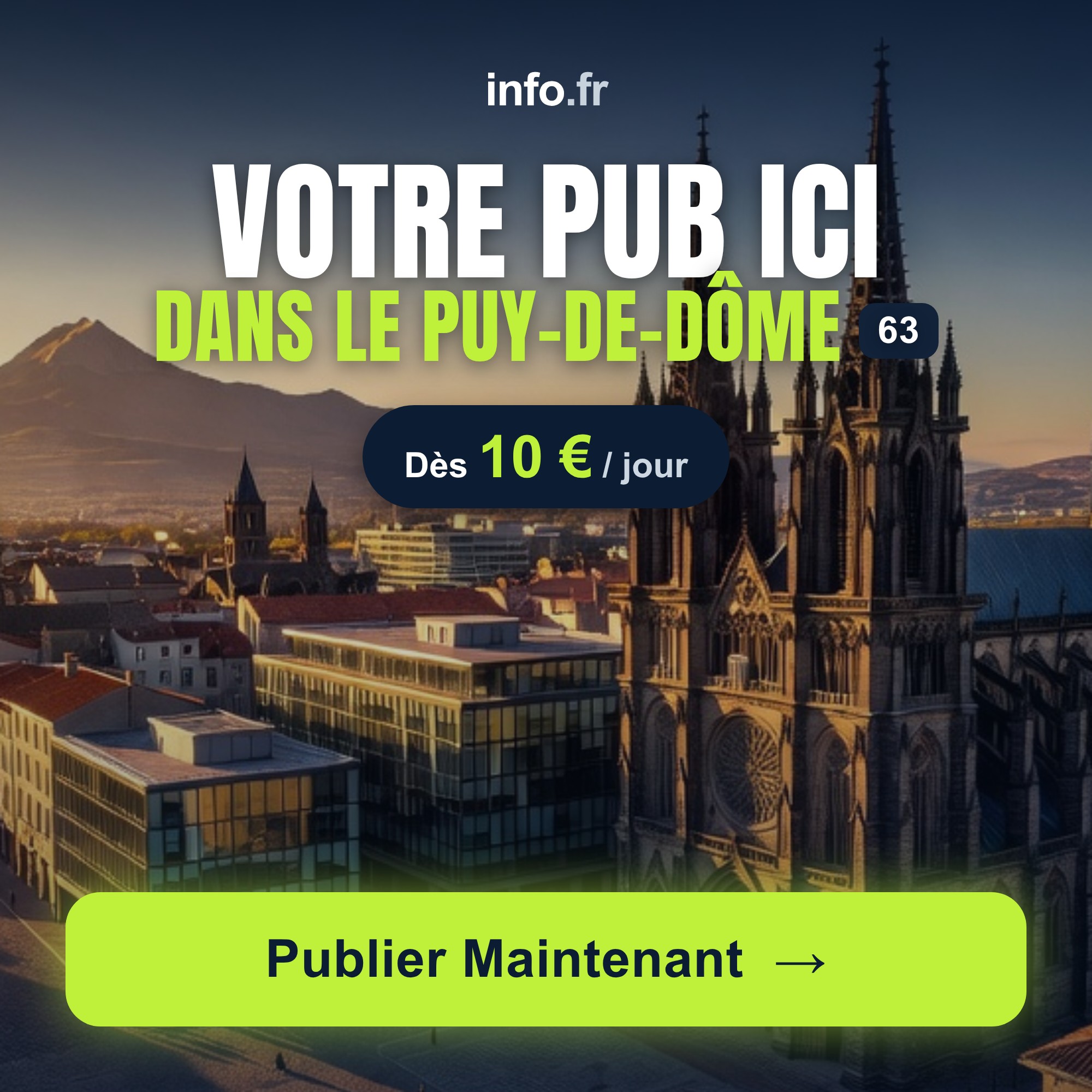 Diffusez votre publicité sur info.fr