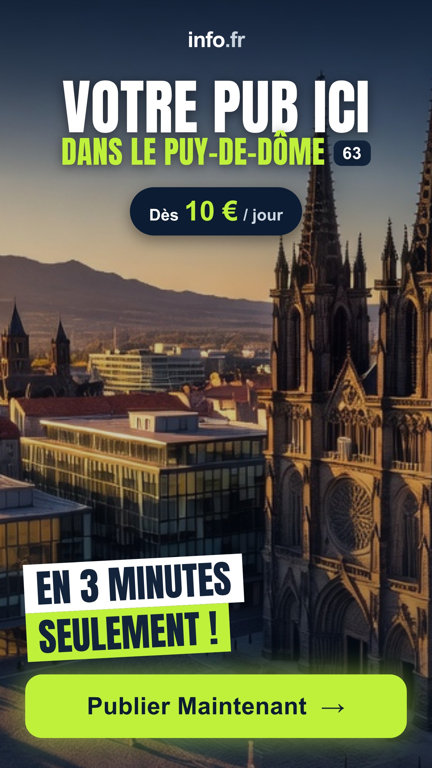 Diffusez votre publicité sur info.fr