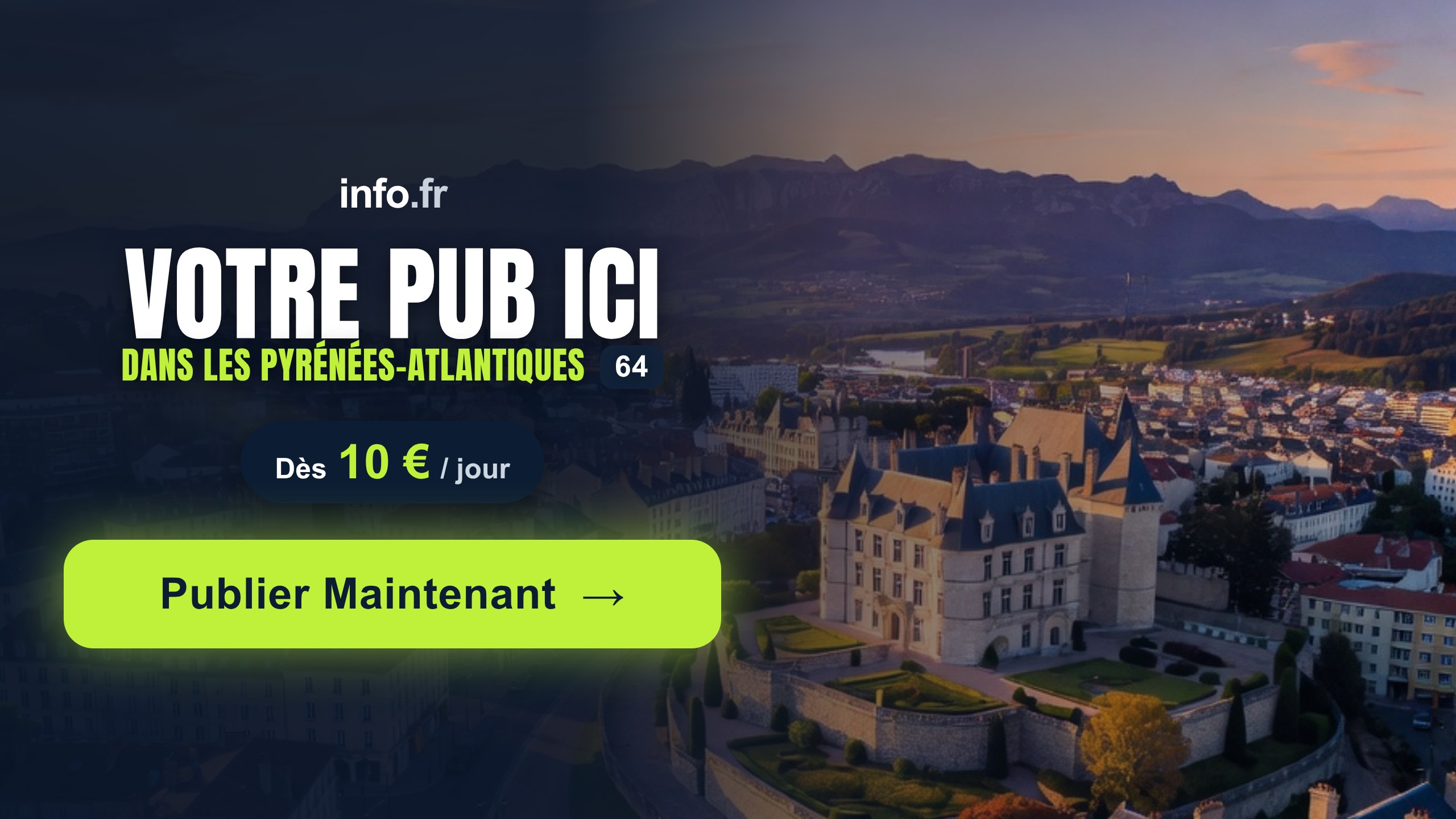Diffusez votre publicité sur info.fr