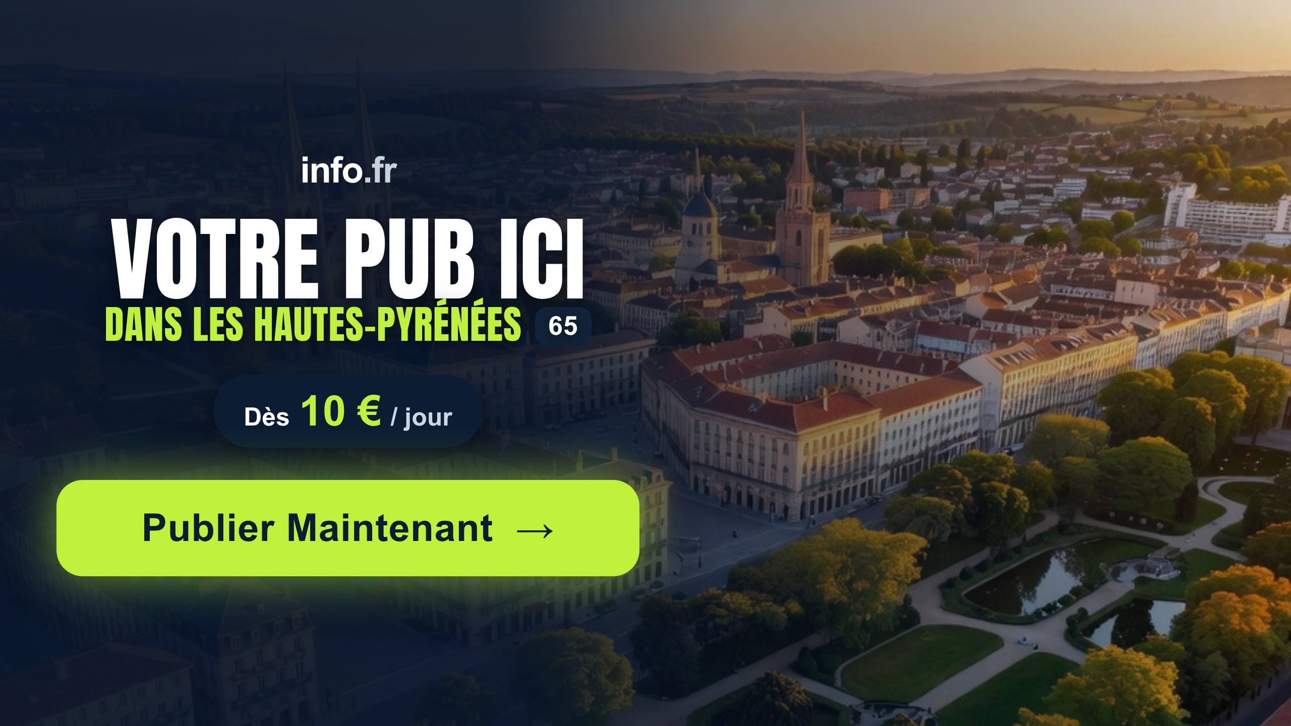 Diffusez votre publicité sur info.fr