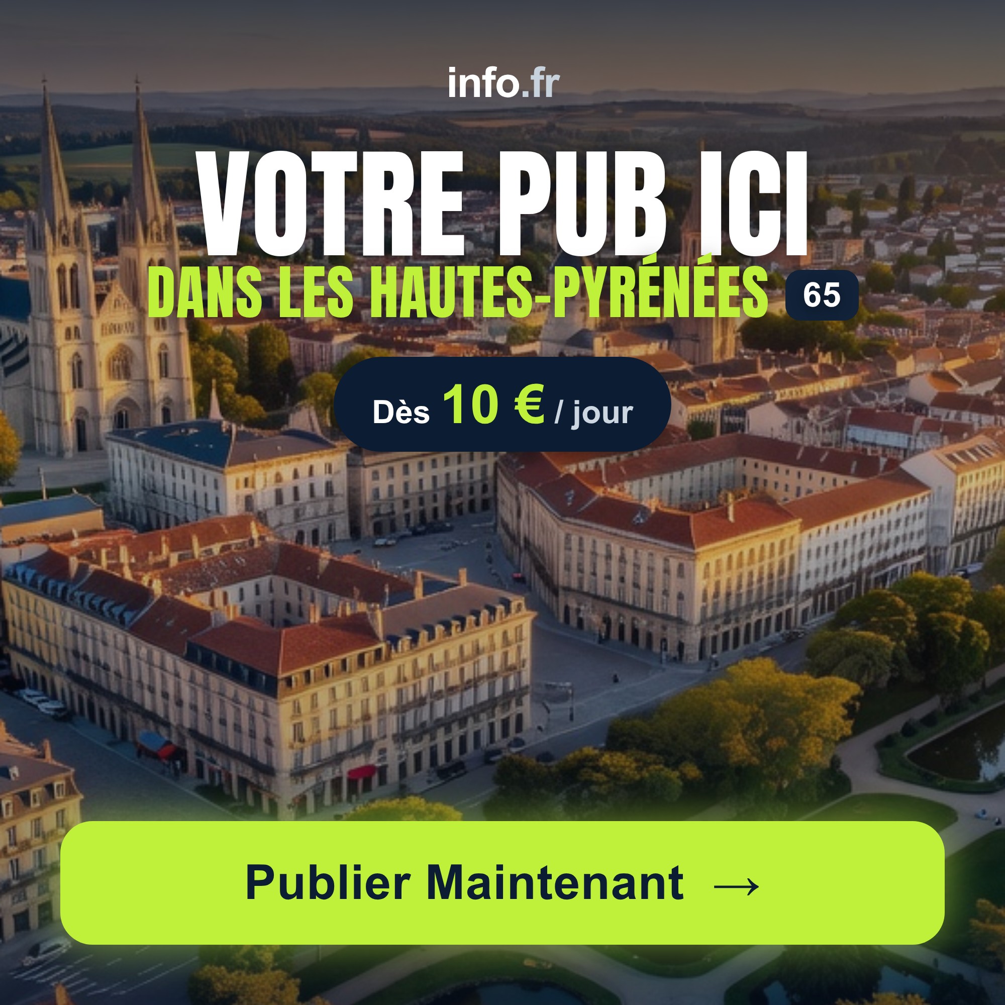 Diffusez votre publicité sur info.fr