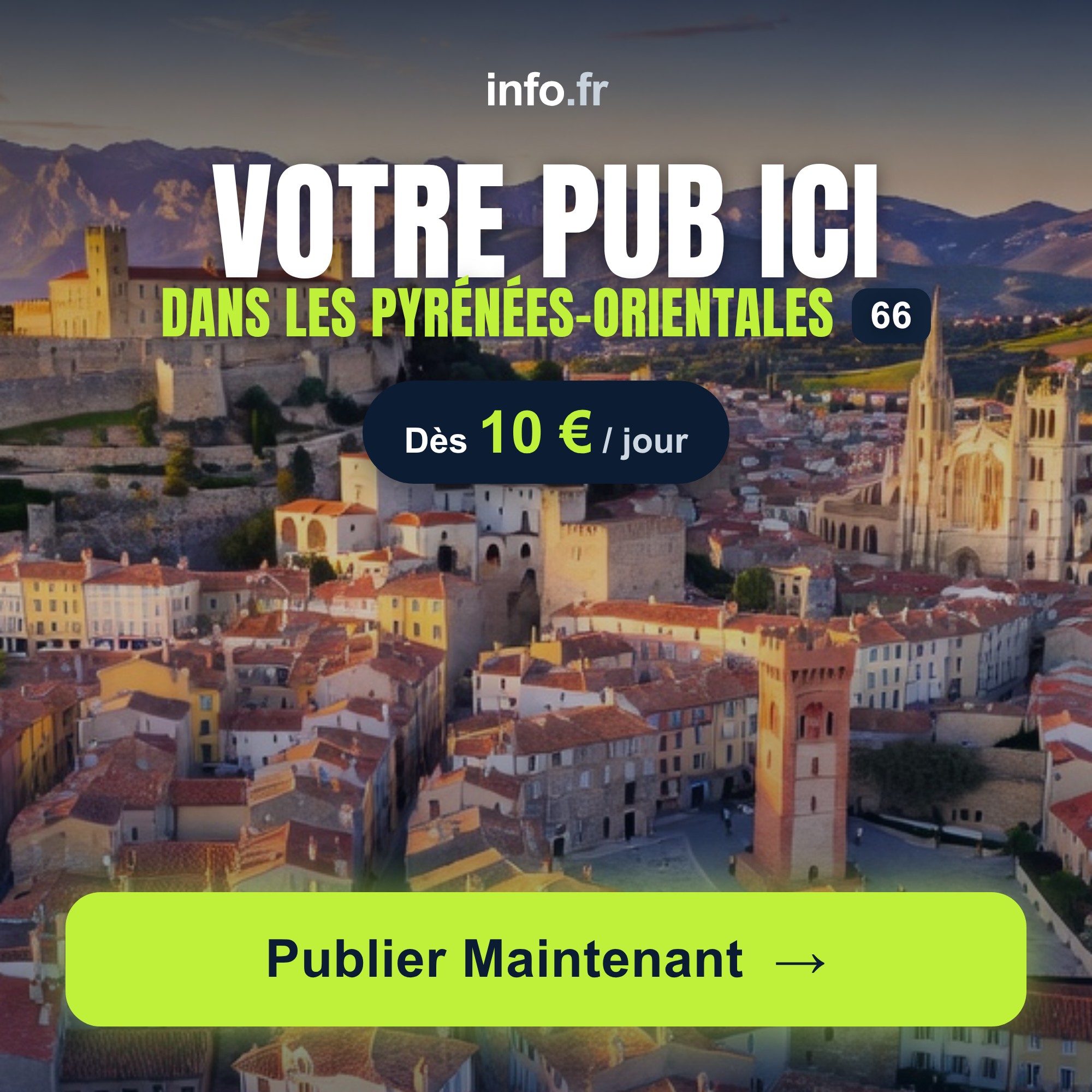 Diffusez votre publicité sur info.fr