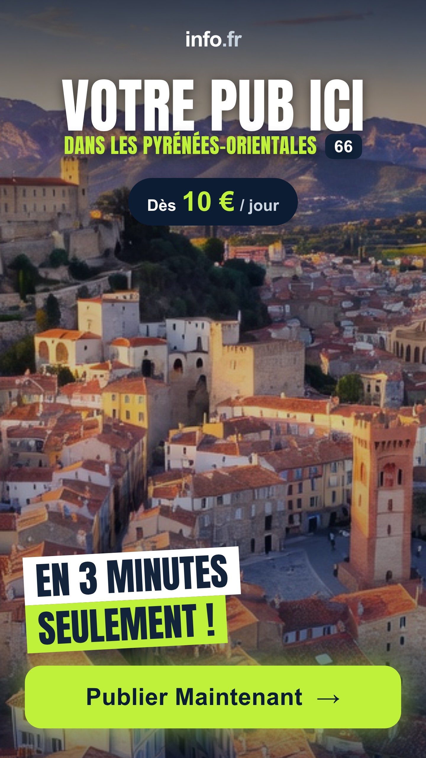 Diffusez votre publicité sur info.fr