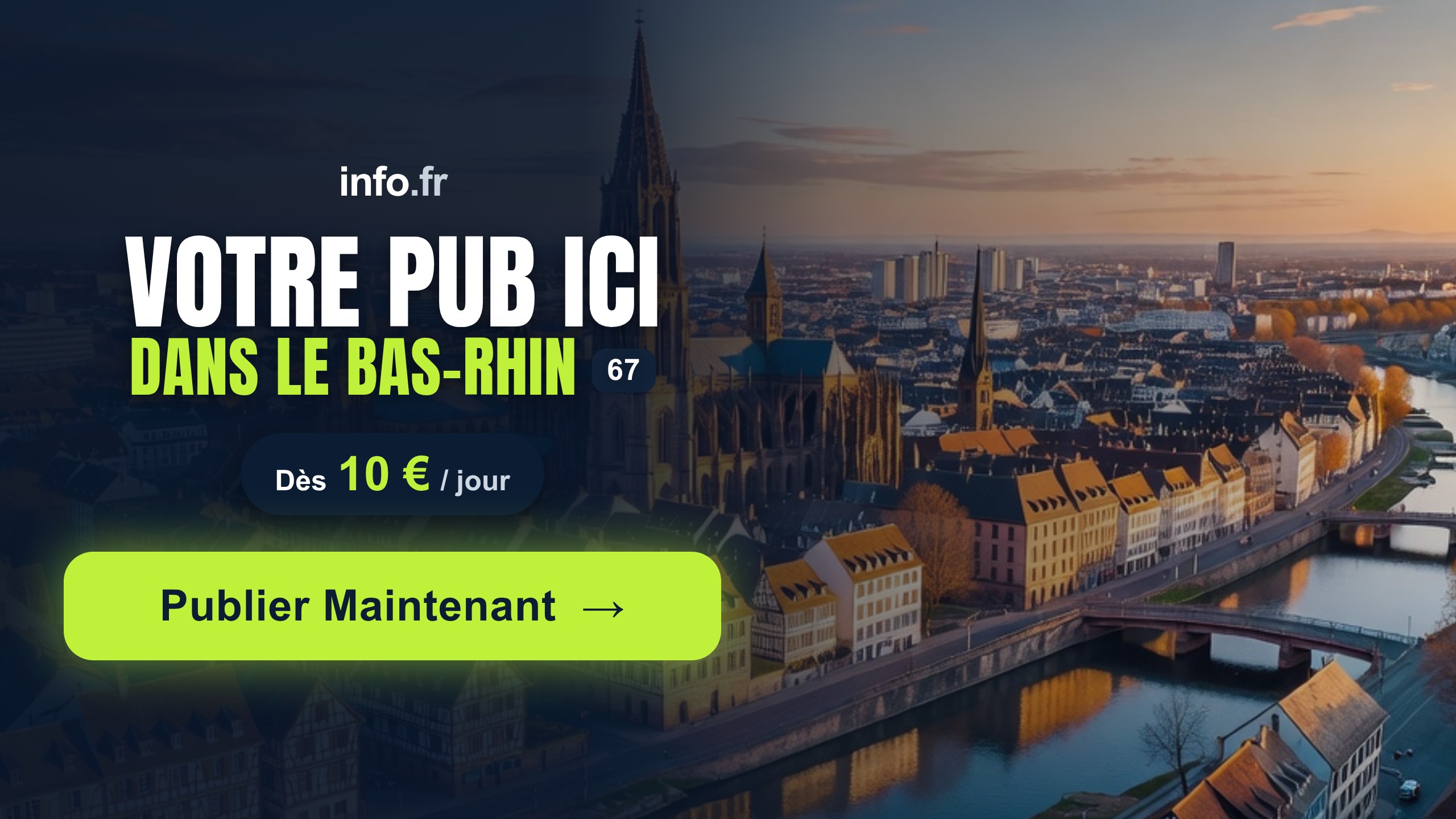 Diffusez votre publicité sur info.fr