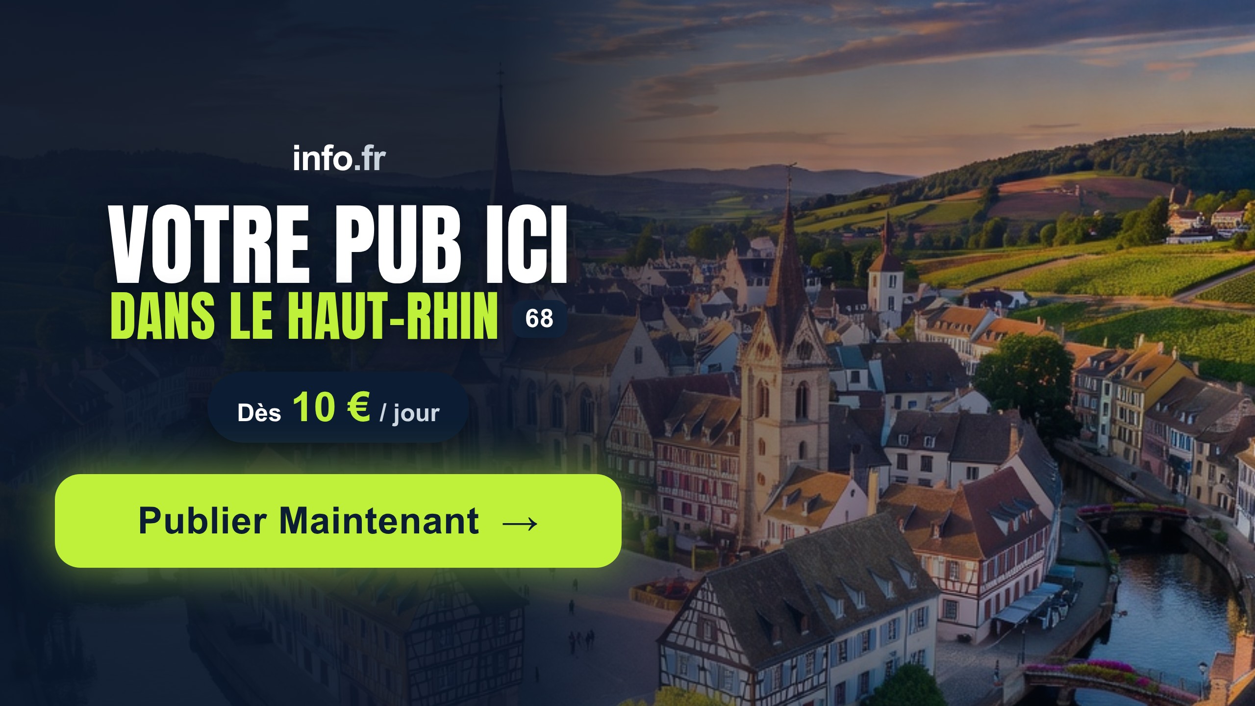 Diffusez votre publicité sur info.fr