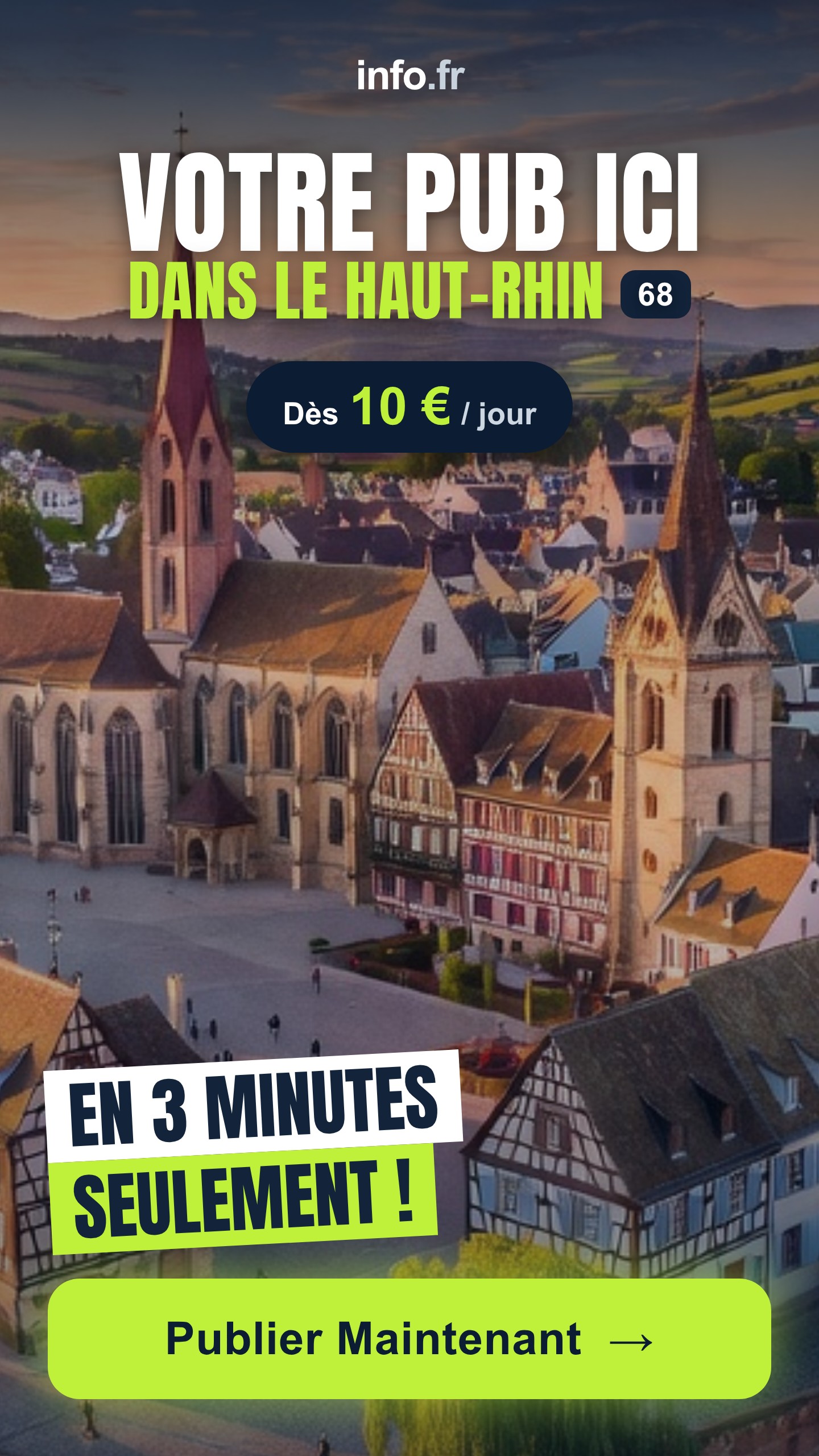 Diffusez votre publicité sur info.fr